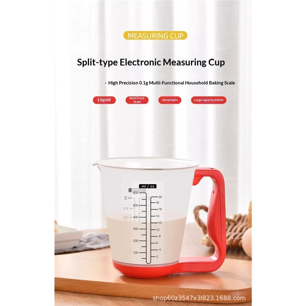 Digital Kitchen Scale and Measuring Cup Kitchen Measuring Cup Scale LCD Digital Display for Baking Tea Weighting Coffee โ image 4