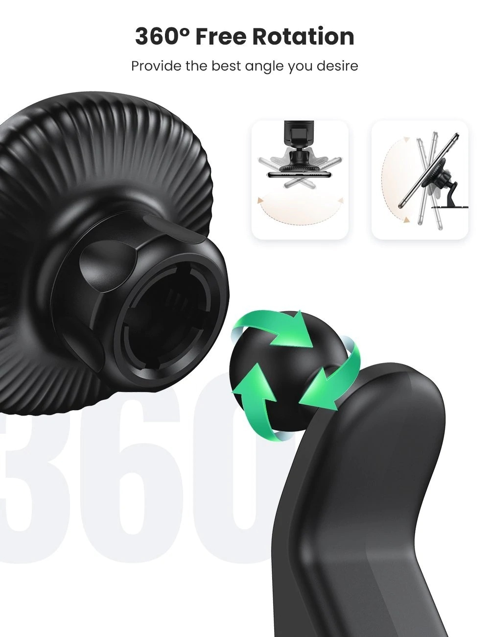 UGREEN 80785 Magnetic Phone Car Mount โ image 6