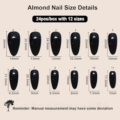 Reusable almond-shaped press-on nails for DIY manicures and daily wear (Deep Forest Green) — image 4
