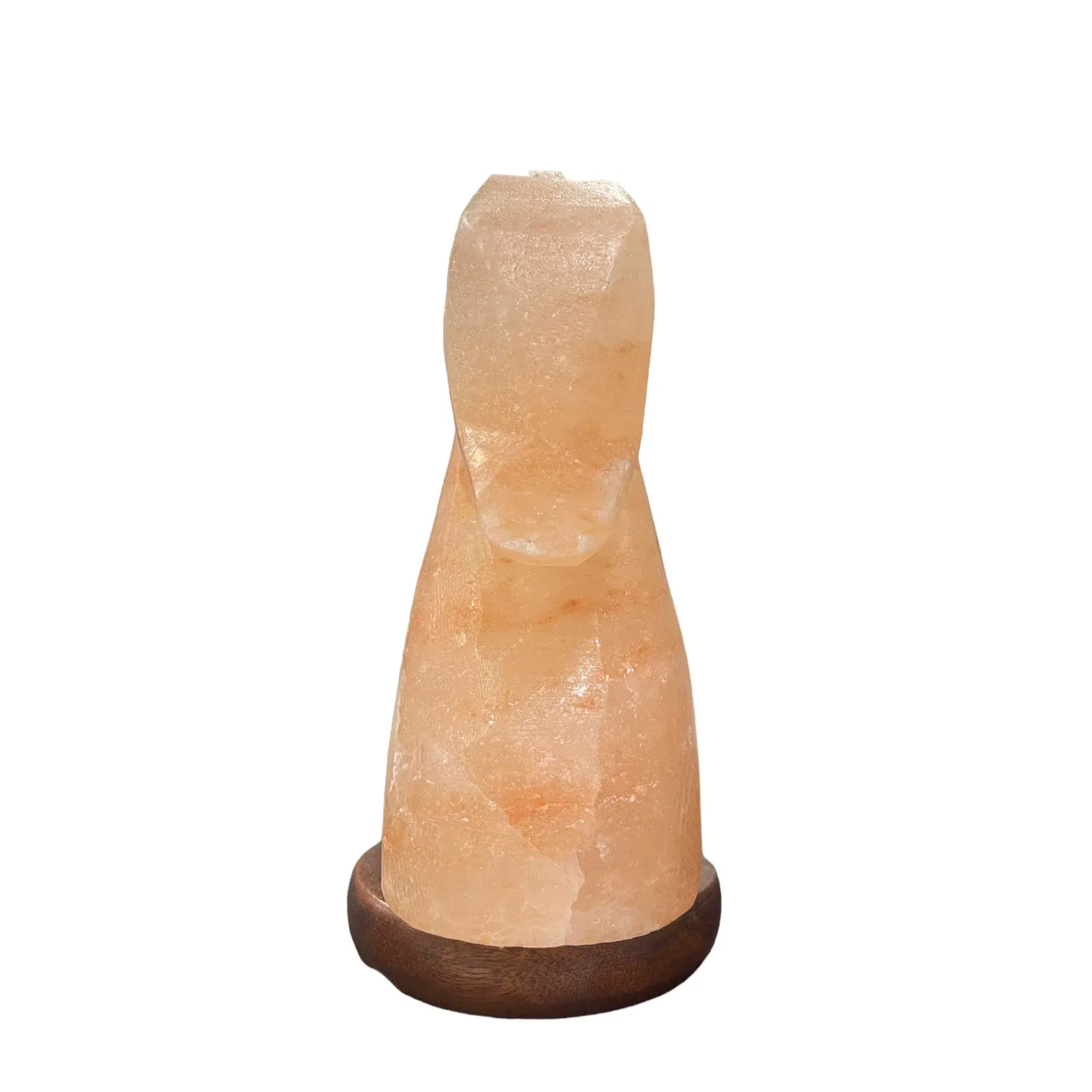 12V 12W Horse Himalayan Pink Salt Lamp Carved Knight Rock Crystal Light Bulb On/Off โ image 6