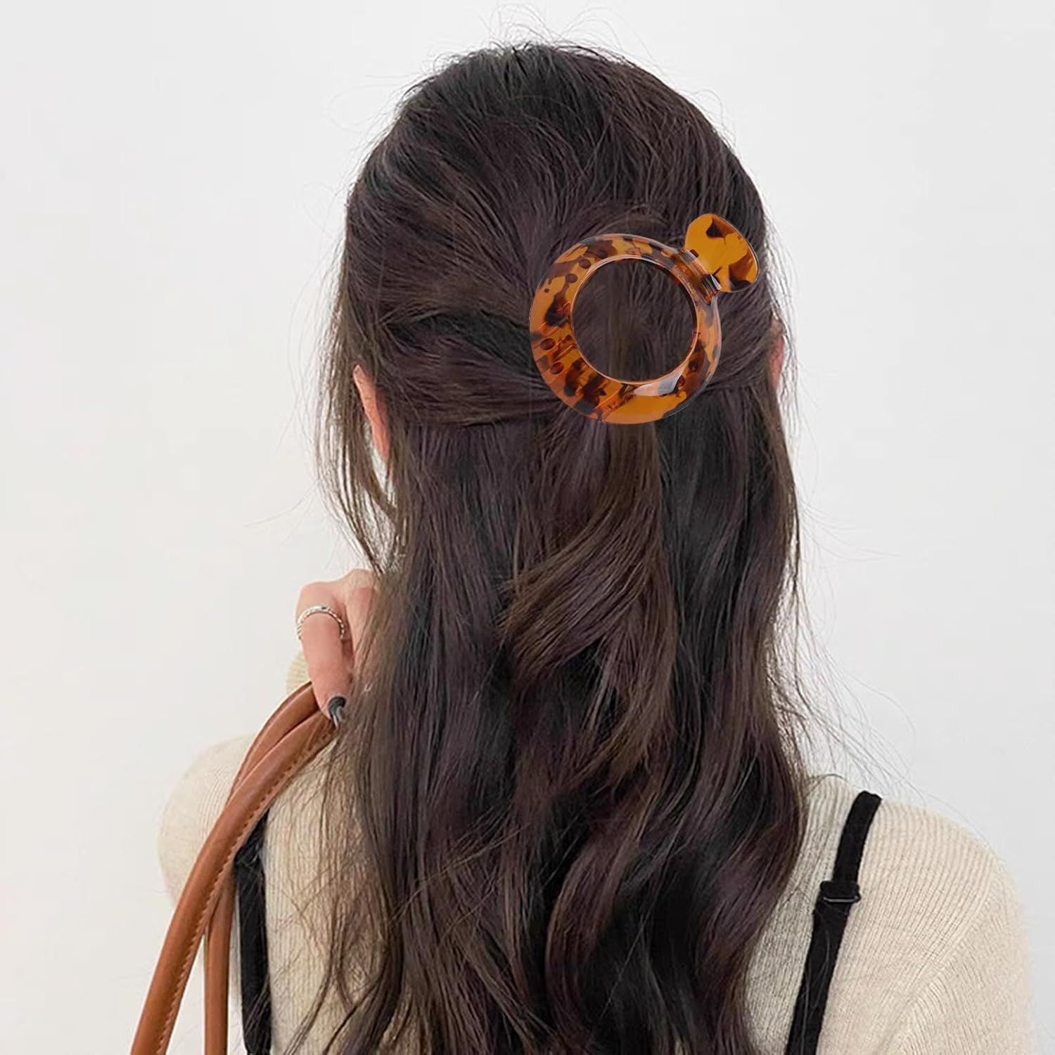 4 PCS Small Flat Hair Clips for Thin Hair Non-slip Hair Catch Jaw Clamp, Resilient Spring Action Perfect Everyday Accessory Clamps Hair Accessories for Women — image 4
