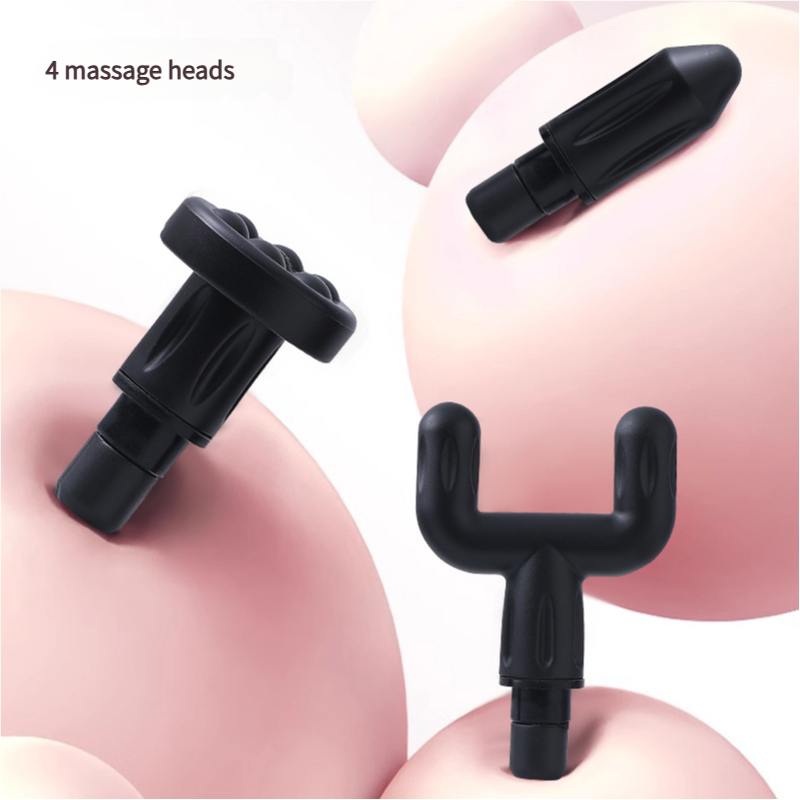 Pink Mini Portable Fascia Gun - 6-Speed Adjustable Muscle Massage Gun, Type-C Charging, 5W Power — image 3