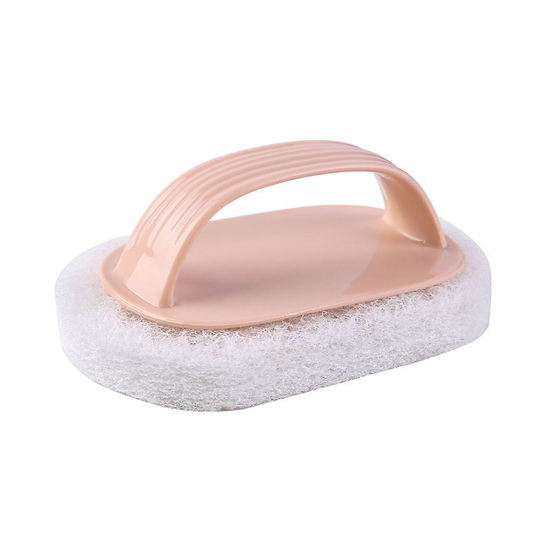 Kitchen Sponge Cleaning Sponge with Plastic Handle, All Purpose Brush Scrubber for Dishes, Non-Stick Pans, Bathroom- 2 Colors — image 2