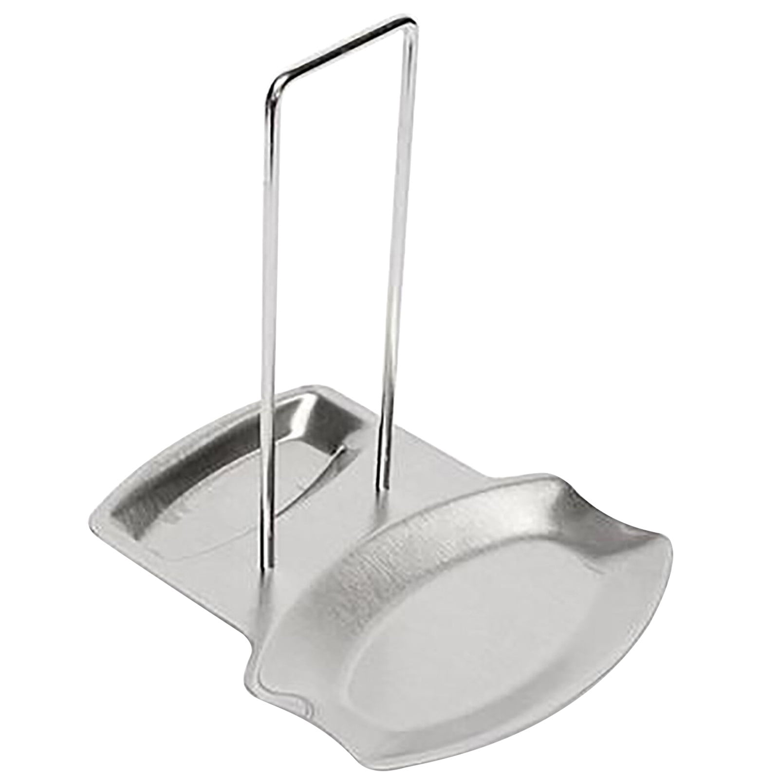 Lid and Spoon Rest Shelf, Pot Lid Organizer, 304 Stainless Steel Pan Pot Cover Lid Rack Stand Organizer, Pan Lid Organizer Storage Soup Spoon Rests Utensils โ image 2