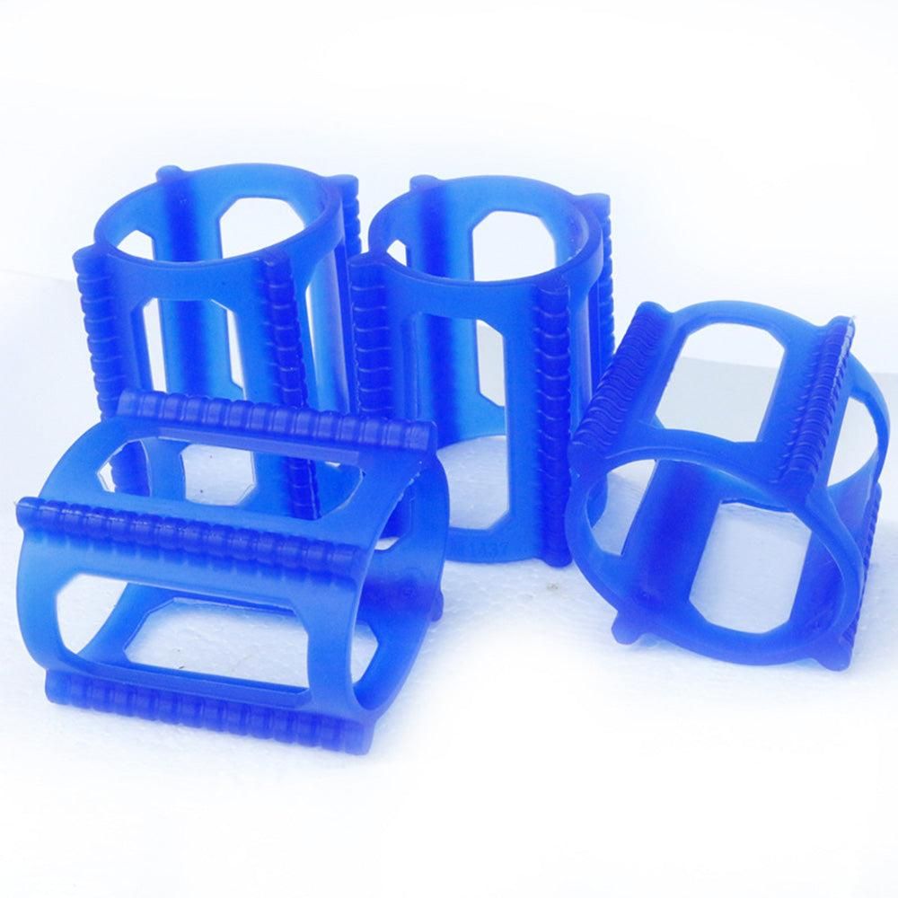 4 Pieces Skater Trick Trainers Silicone Skateboard Wheel Stop Covers Skater Skill Training Tools Blue โ image 3