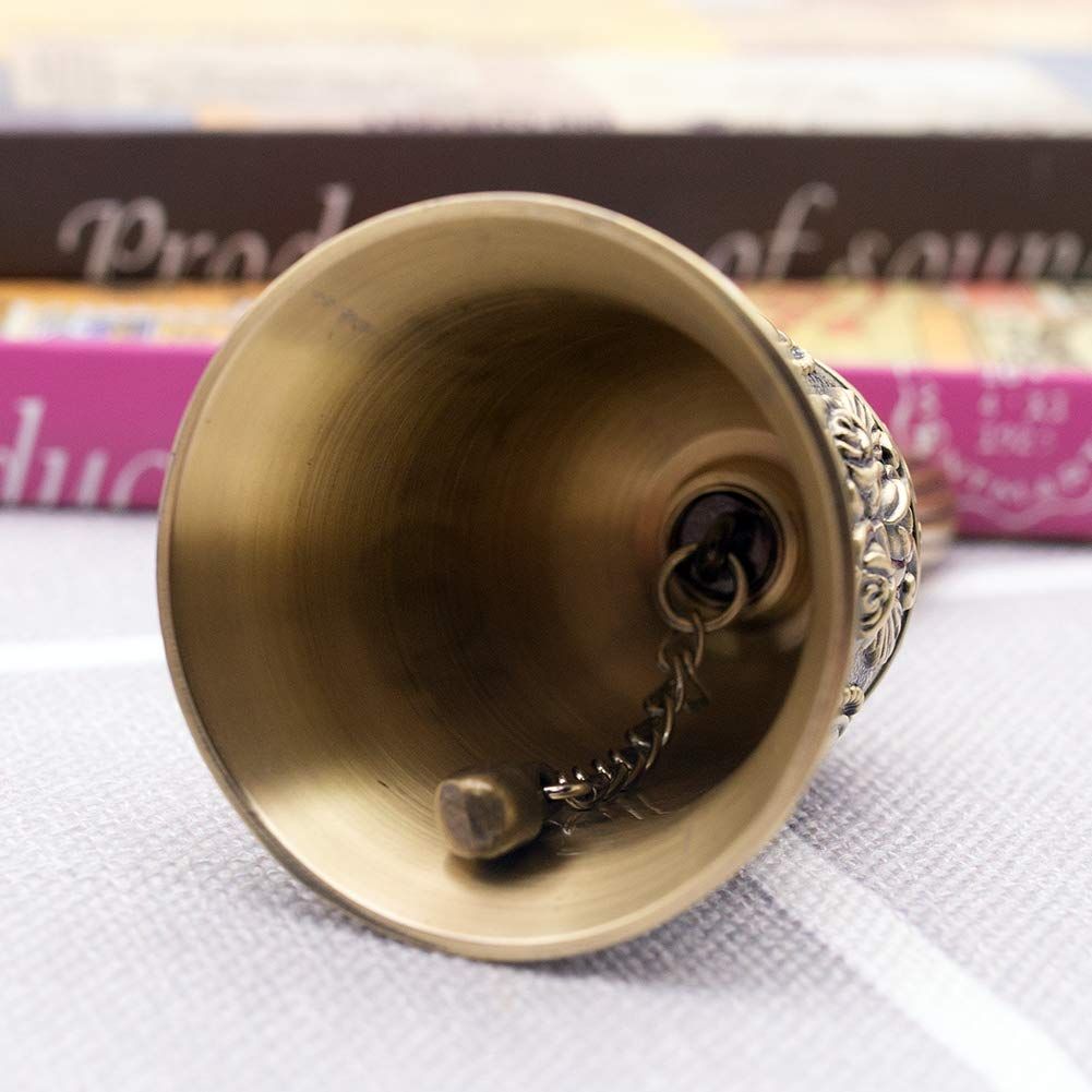 Hand Bell Call Bell Brass Wedding Bells Christmas Bells Hand Held Bell, Metail Dinner Bell Wedding Bells — image 2