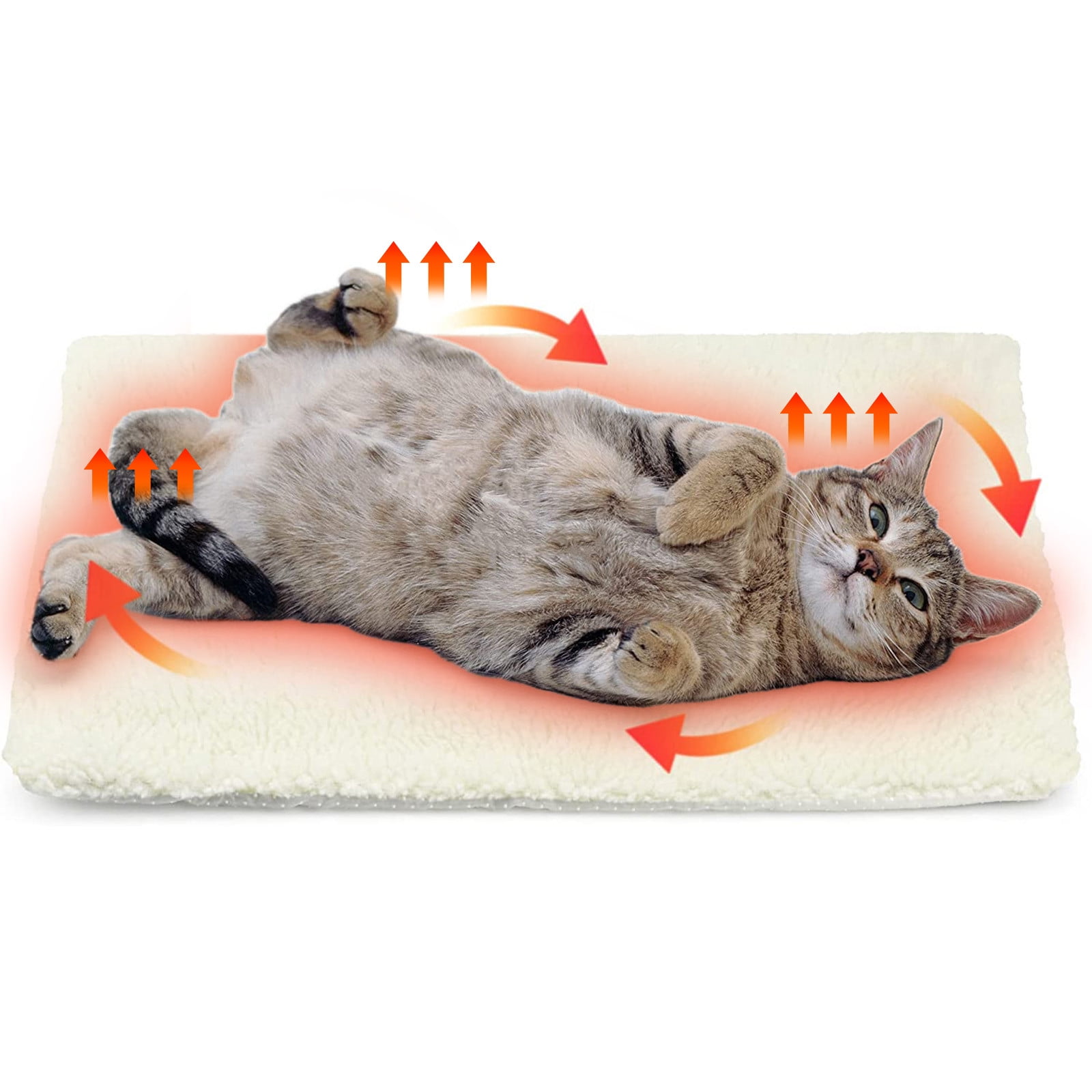 Self Warming Cat Dog Bed with Heat Storage Aluminum Foil,Machine Washable Pet Mat for Indoor Outdoor Use,No Electricity Needed for Cozy Warmth,Suitable for — image 2