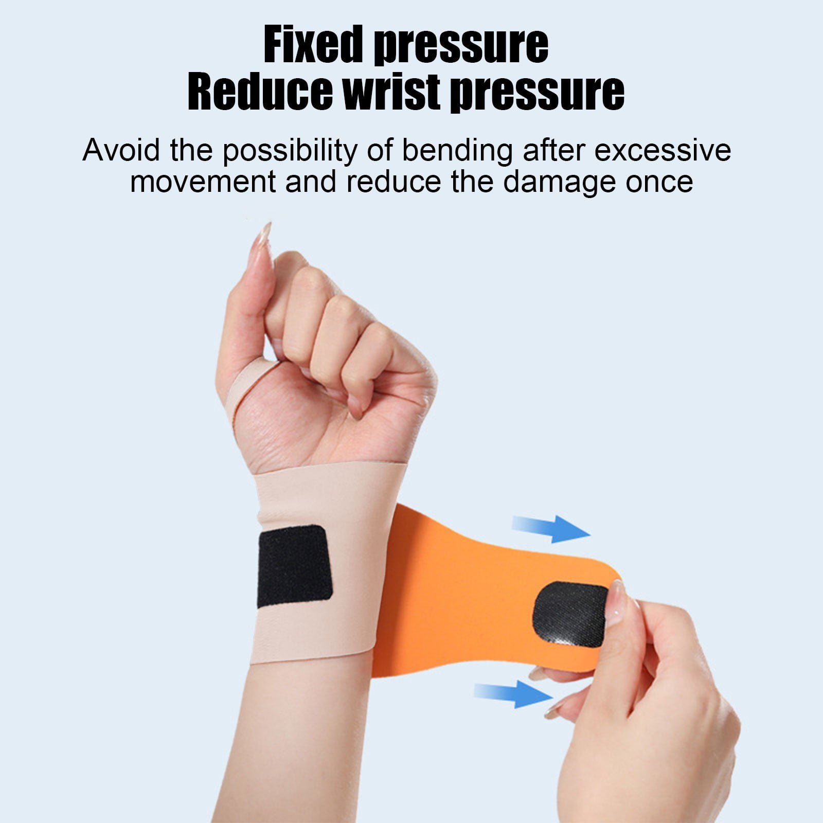 Wrist Guard Wrist Brace,Wrist Support for Carpal Tunnel Pain Relief,Ulnar Brace-Thin Elastic for Tear,Wrist wraps Repetitive Wrist Use, Beige โ image 6