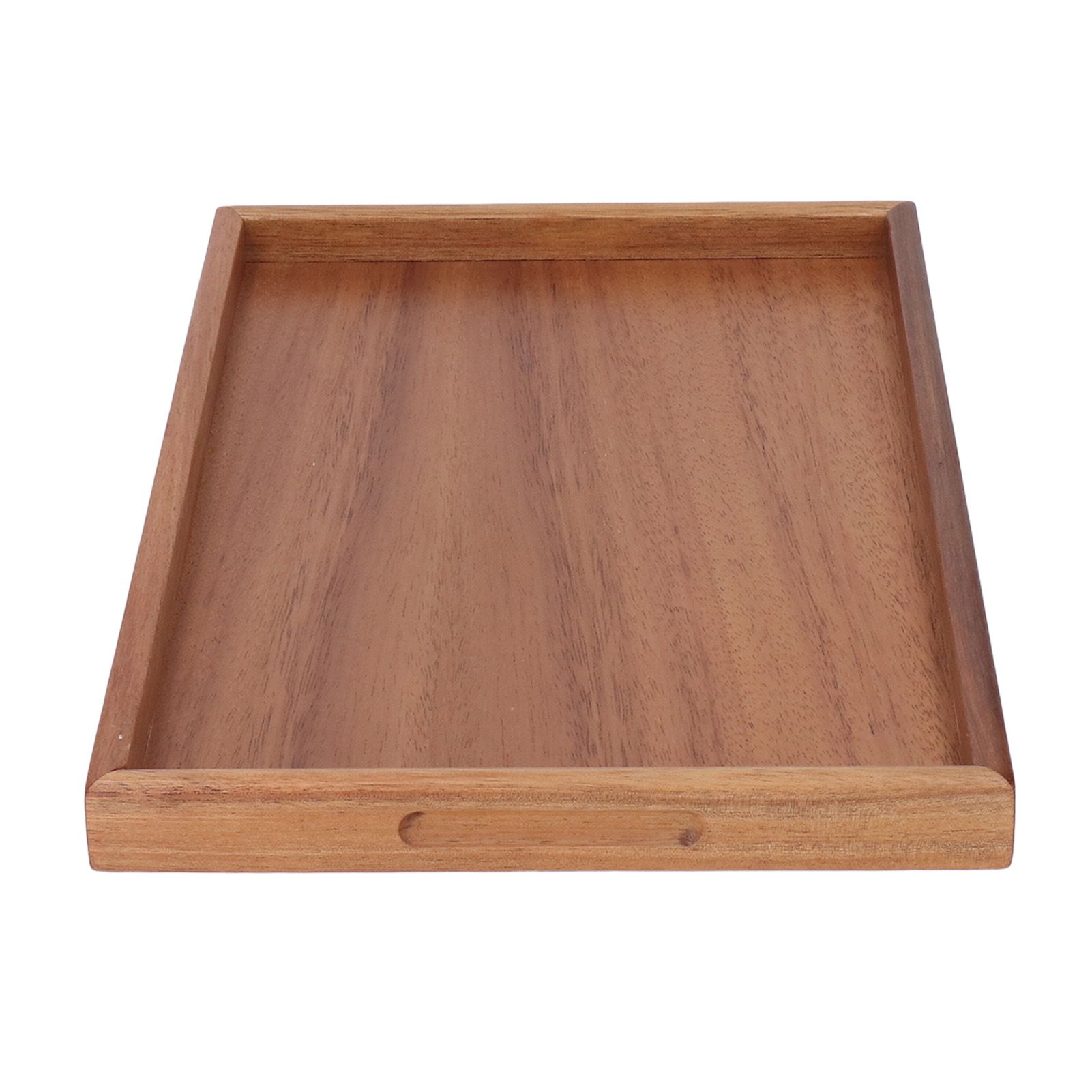Bamboo Tea Serving Tray Multifunction Decorative Rectangle Bamboo Vanity Tray for Hotel Home Bathroom L โ image 6
