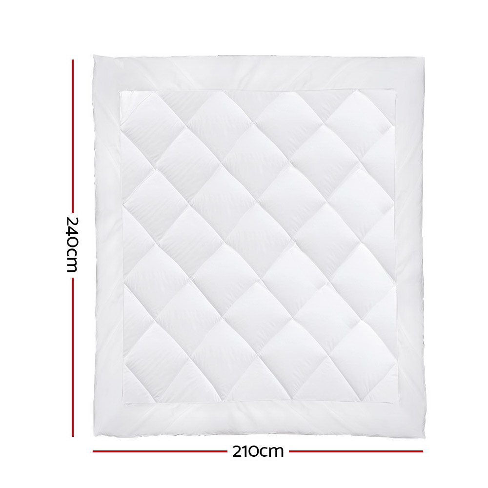 Giselle Bedding 700GSM Microfibre Bamboo Quilt King โ image 2