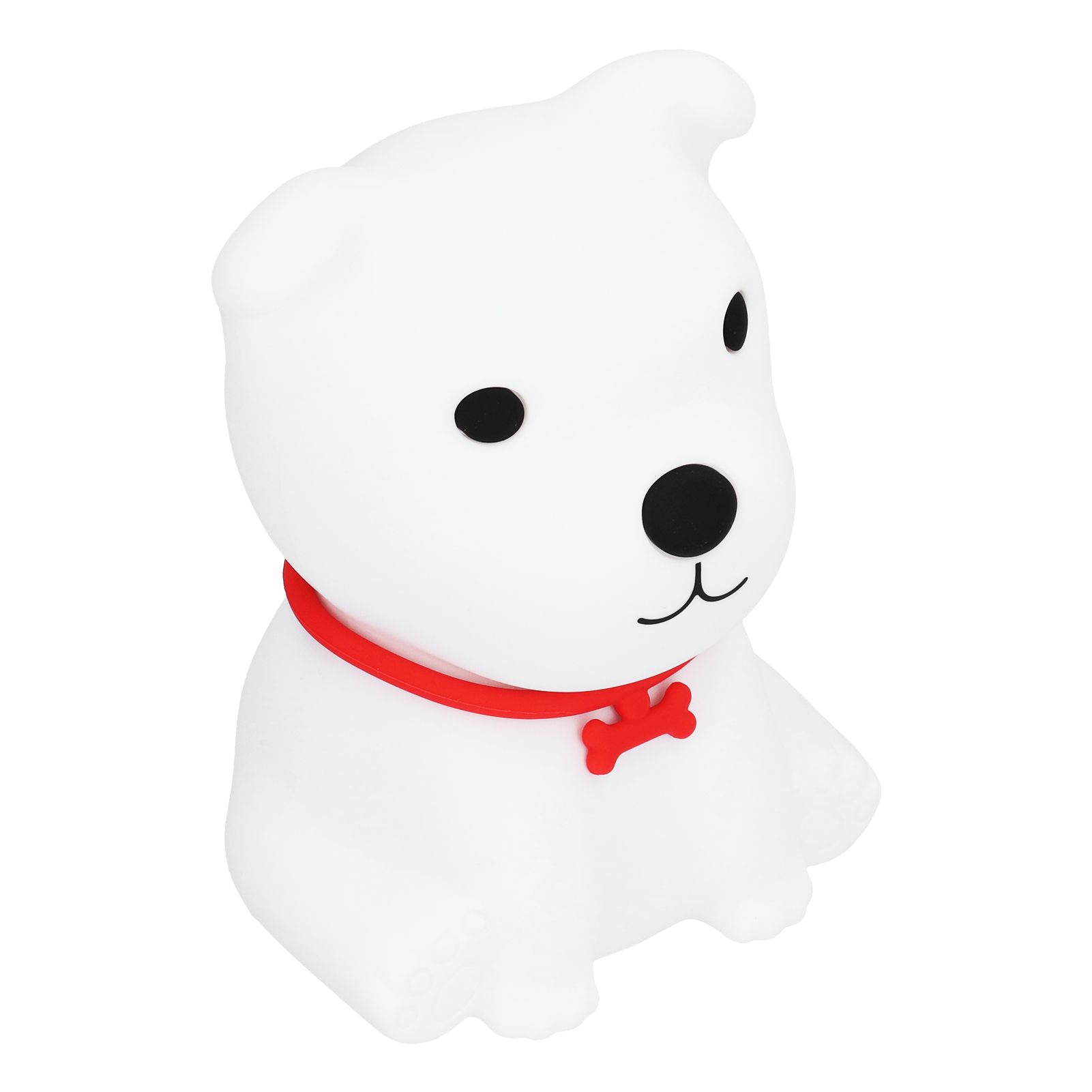 Cute Dog Shaped Silicone Lamp Kids Night Light Portable Bedside Light for Baby Sleeping Nursery USB Charging β image 4