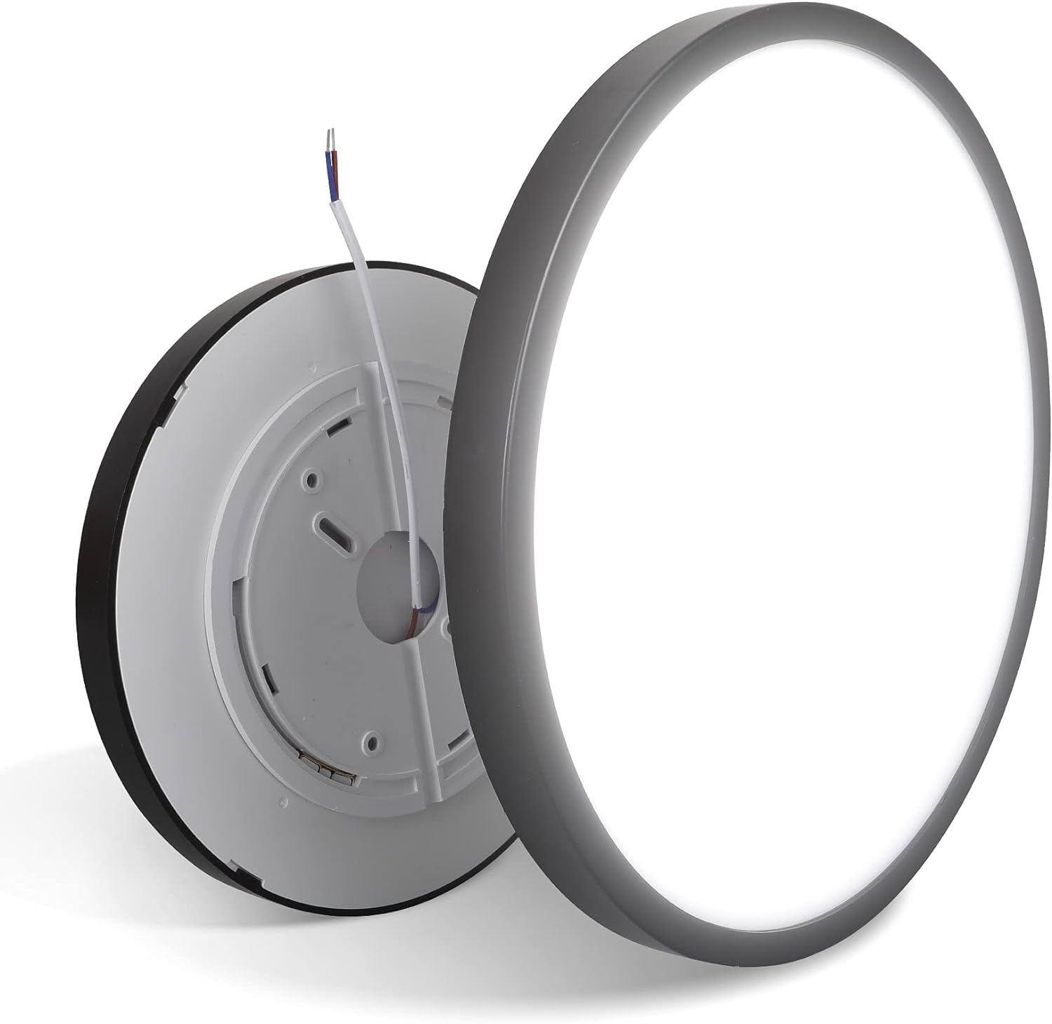 LED Ceiling Light Fixture, Natural Light, 24W 4500K,Black โ image 3