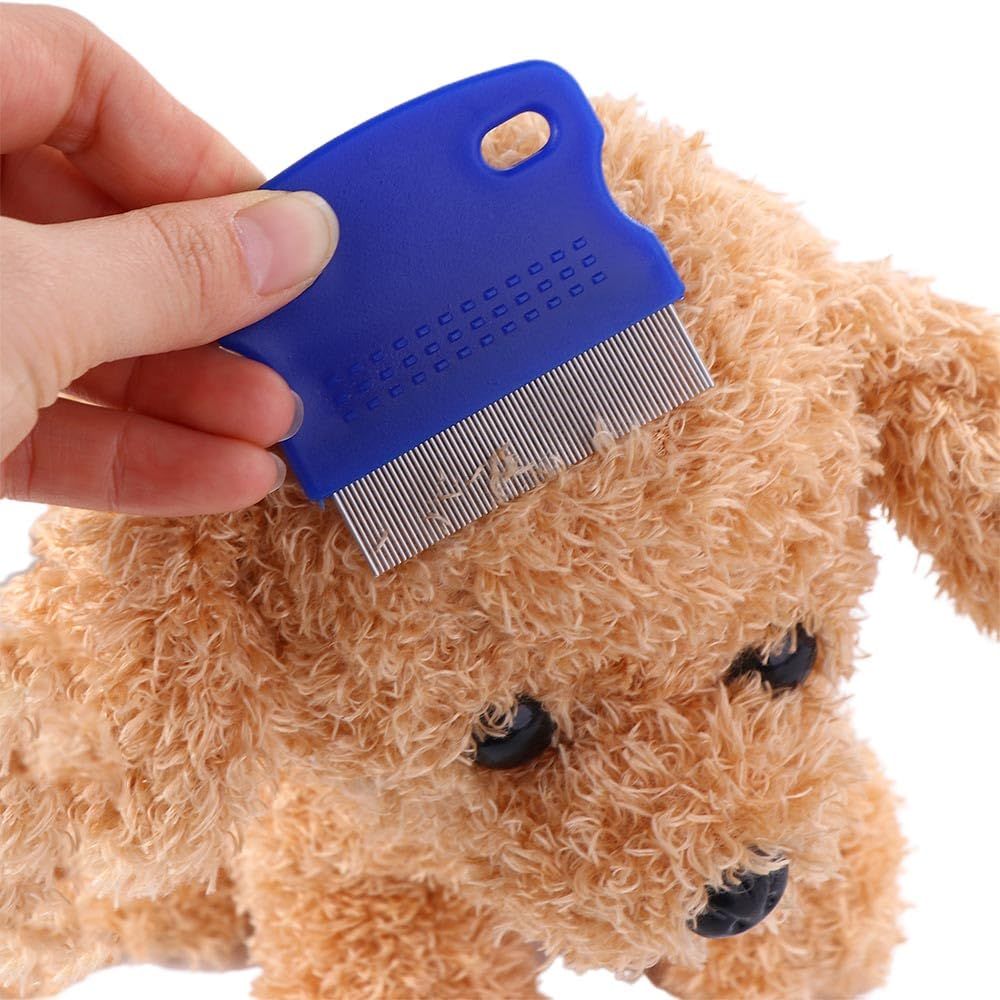 Dog Hair Comb Cat Hair Comb Portable Comb For Pet Grooming Brushes To Remove Flea Fur the size is suitable — image 2