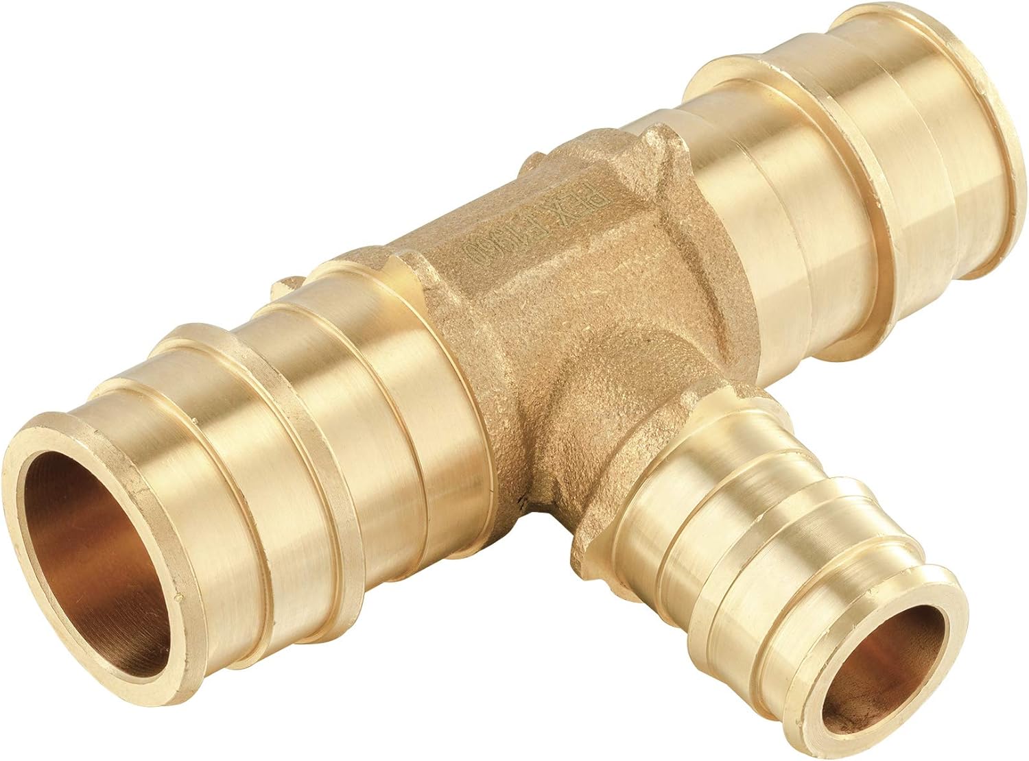 (Pack of 10) Pex A Full Flow Expansion Brass Fittings 3/4"x 1/2" Reducing Tee ONLY For Pex-A Tubing Connection, ASTM F1960,(PEX1960120) — image 3