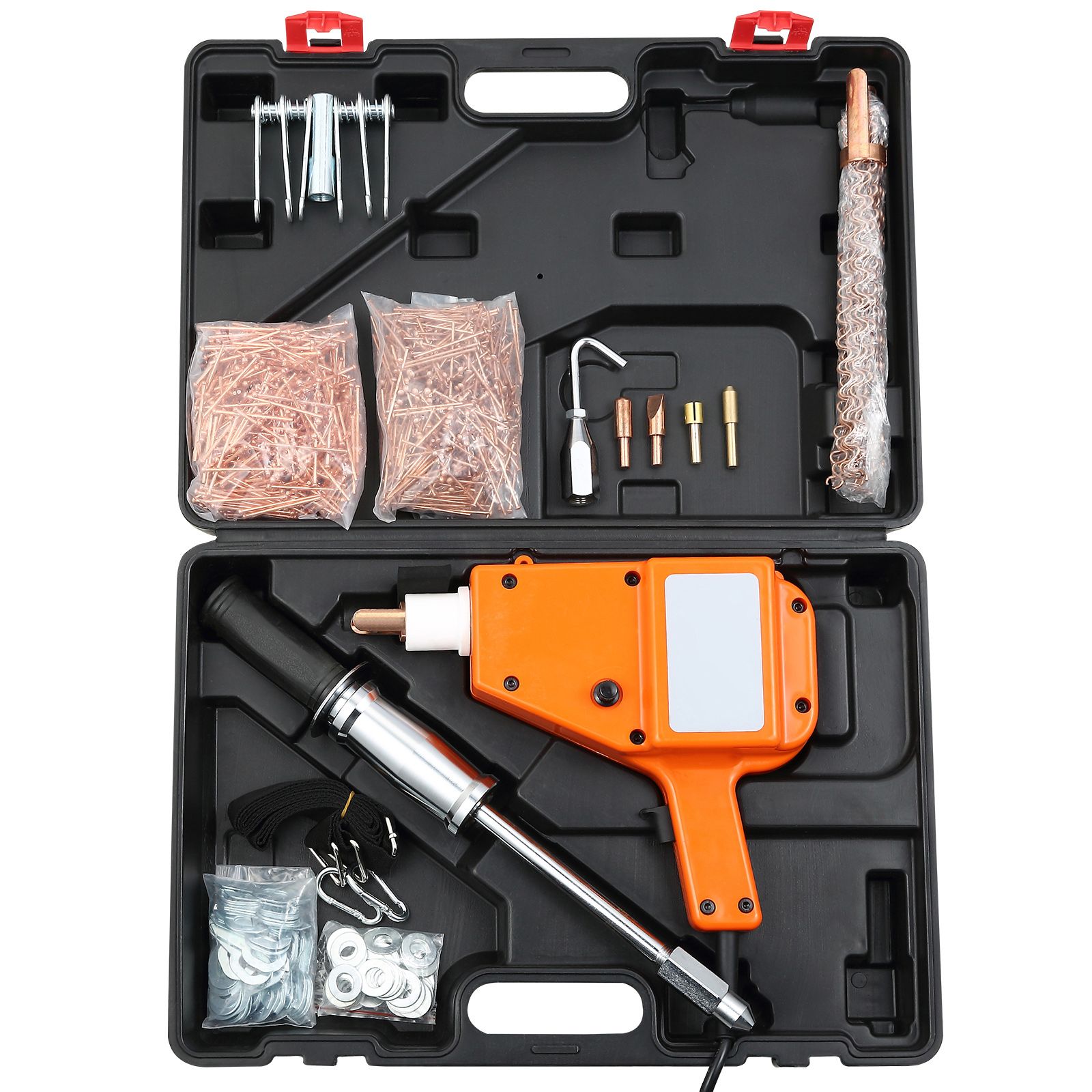 Stud Welder Kit, 5500 Stud Welder Dent Repair Kit, 800VA Spot Welder Stud Kit, Stud Gun Dent Puller Kit with Complete Accessories, Dent Welder Repair for Auto