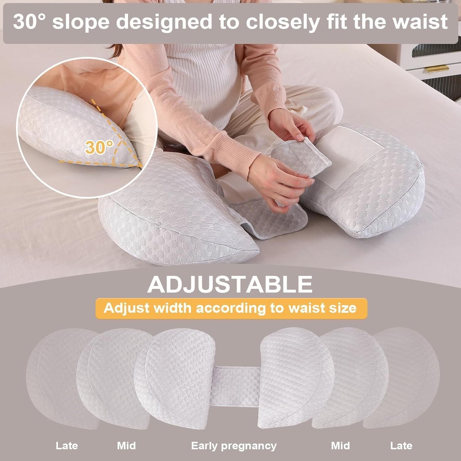 Pregnancy Pillow, Maternity Pillow Support for Sleeping Pregnancy Pillow for HIP โ image 3