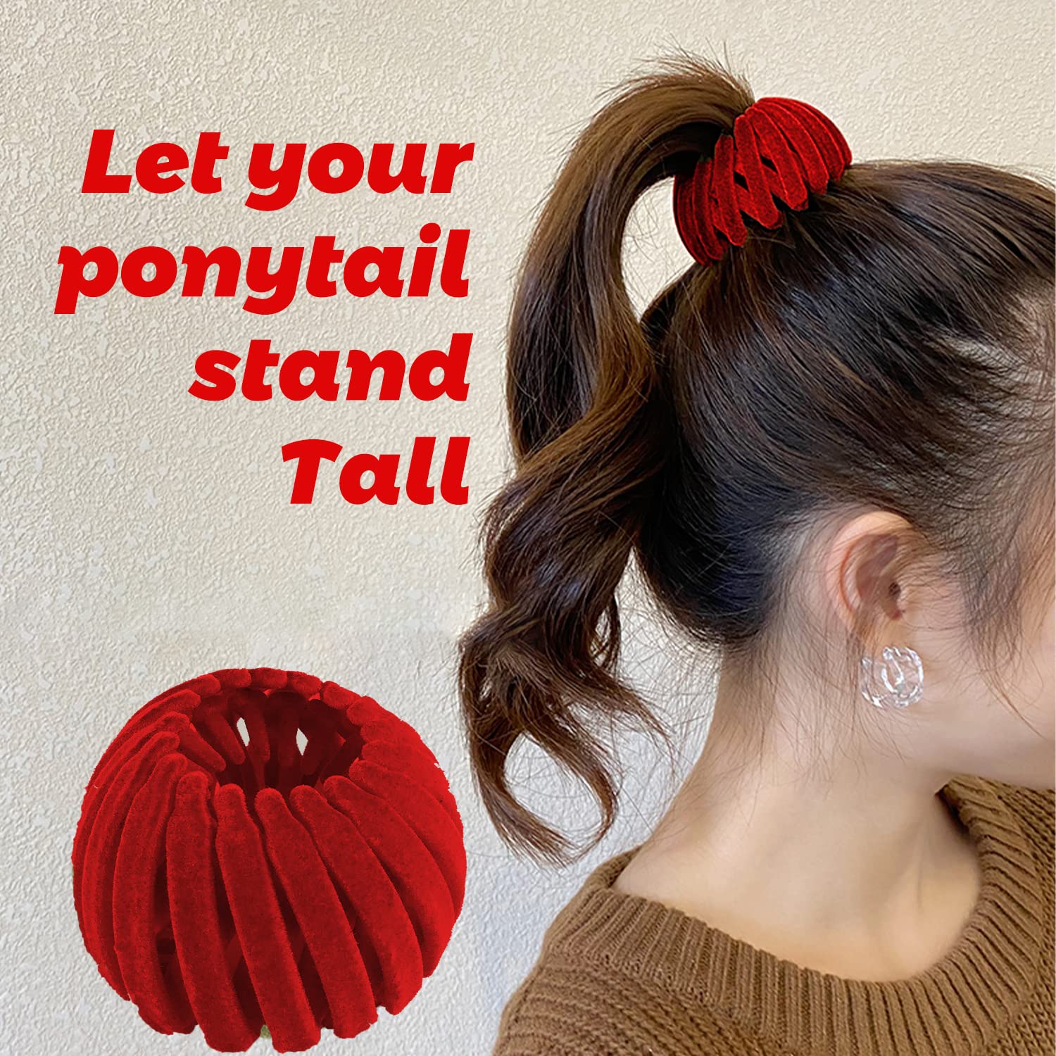 Magic Hair Clip Bird's Nest Zabernim Magic Hair Clip Bird's Nest Hair Clip Lazy Hair Clip Bird's Nest Flat Ponytail Lad — image 3