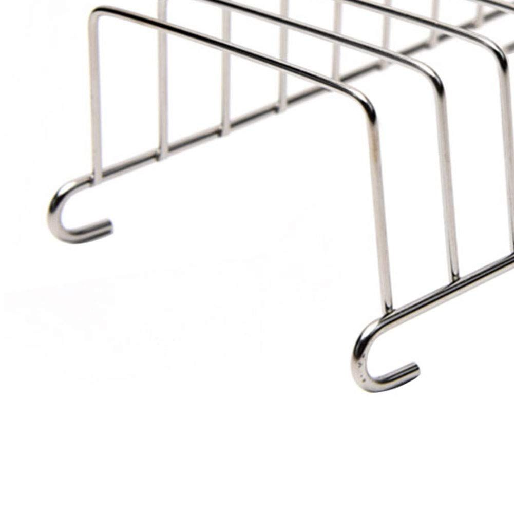 8 Slots Slice Toast Rack Holder, Stainless Steel Toast and Bread Rack Breakfast Carry erving Bread Loaf Stand, Rectangle — image 4