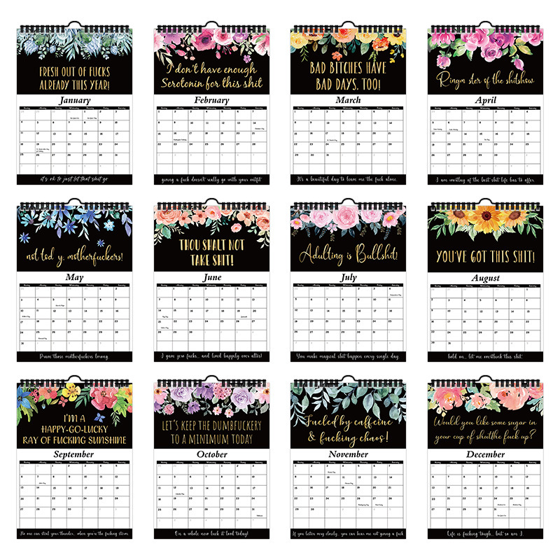 Exhausted women 2026 Wall Calendar 28.5 × 21 cm – Funny and Inspirational Designs for Home, Office, or Gift in Australia — image 4