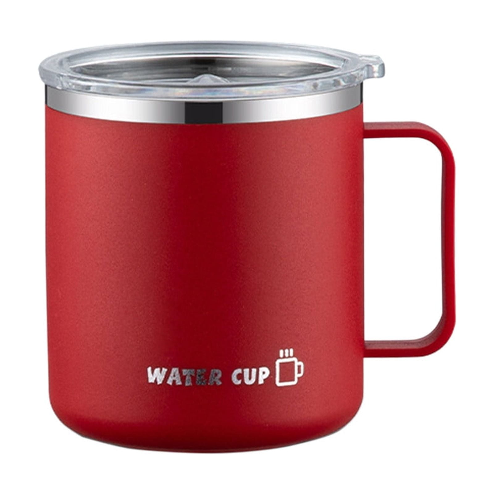 Insulated Coffee Mug with Handle & Lid - 17oz Stainless Steel Travel Tumbler, Double Wall Vacuum (Black) by 08_【Leak-Proof Upgrade】 360° Spill-Proof Sealed — image 3