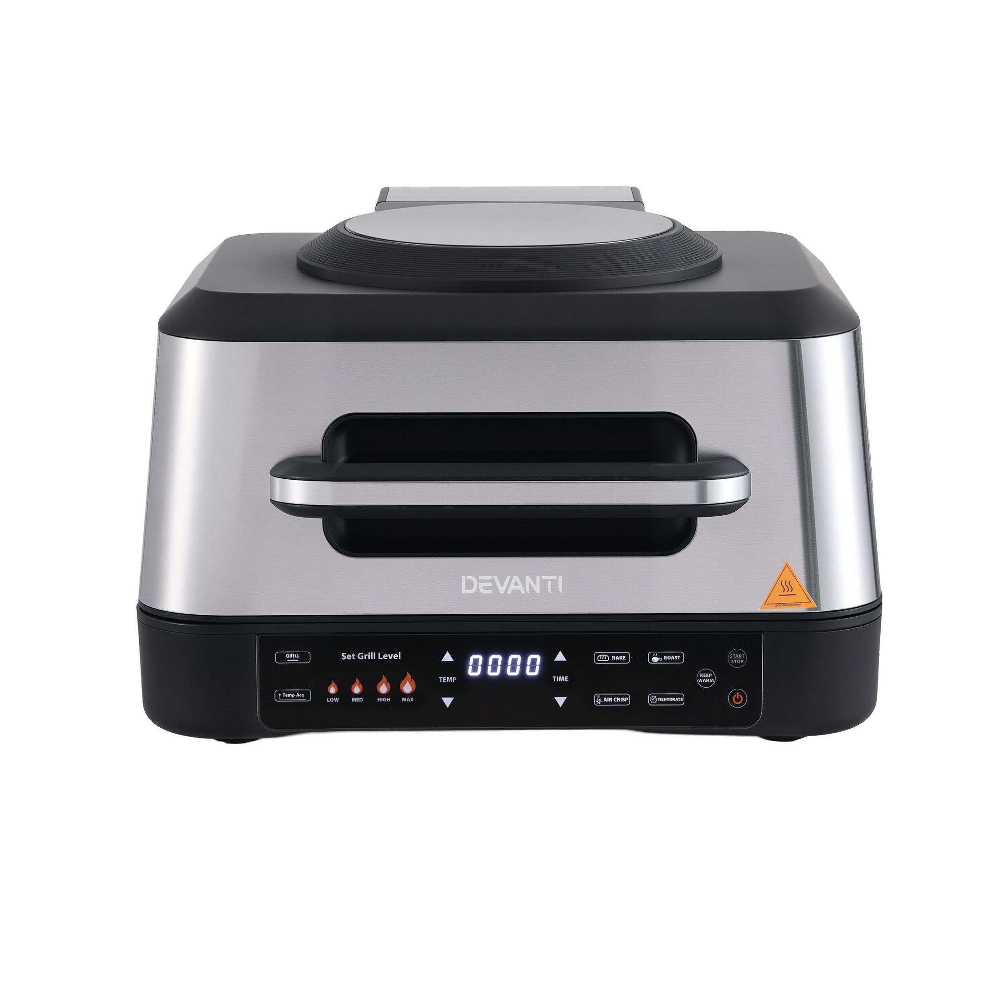 Devanti 5-in-1 Electric BBQ Grill Air Fryer, 2200W 8L Smart Thermometer โ image 3