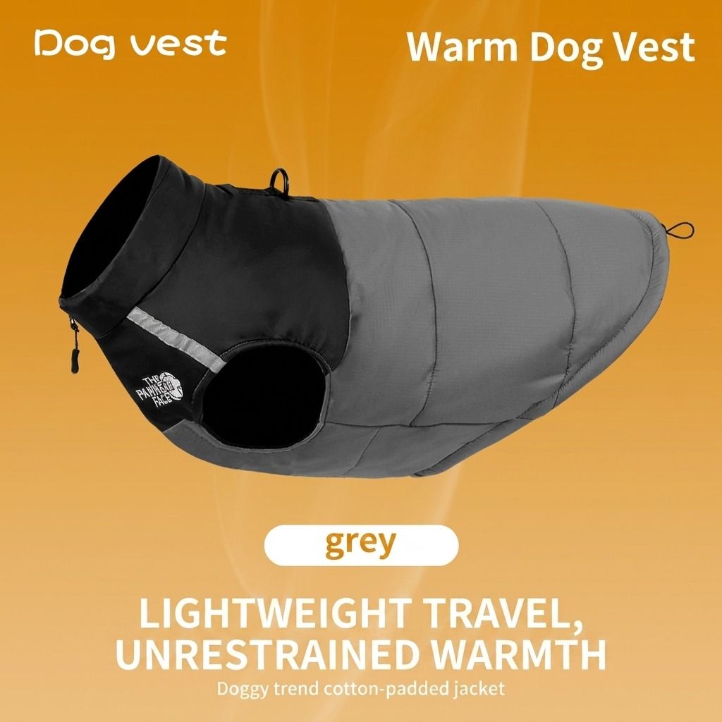 Keep Your Pup Cozy and Visible This Winter – Waterproof, Insulated Dog Coat with Reflective Strips, Front Zipper, D-Ring Leash Attachment, and Adjustable Fit — image 5