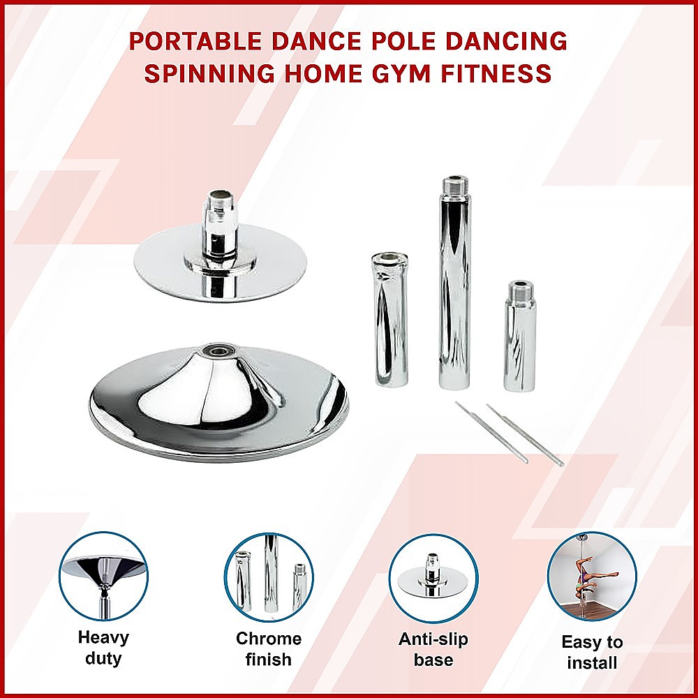Portable Dance Pole Spinning Fitness Pole for Home Gym Training โ image 3
