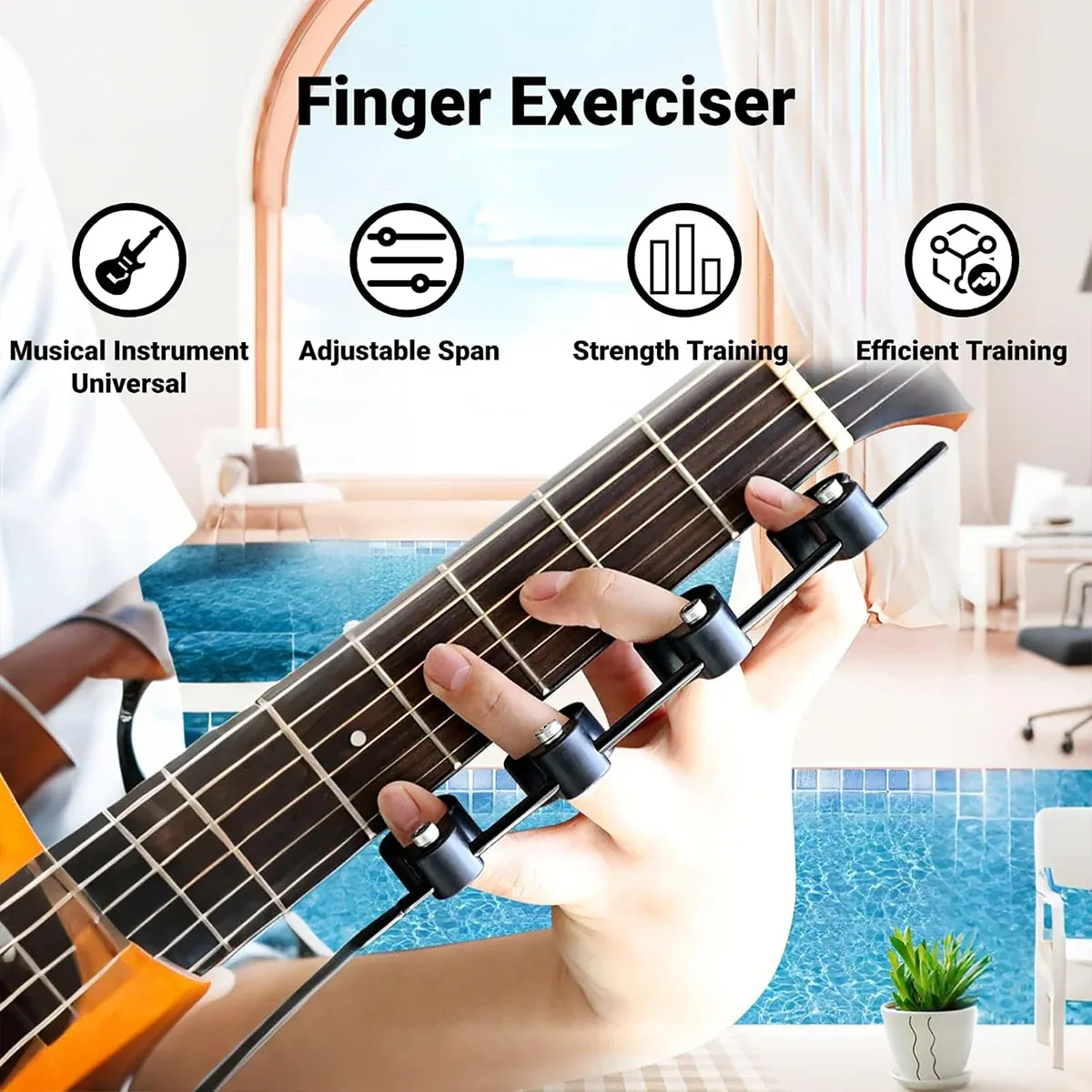 2 PCS Musical Instrument Finger Expander for Musical Instrument Training Use — image 4