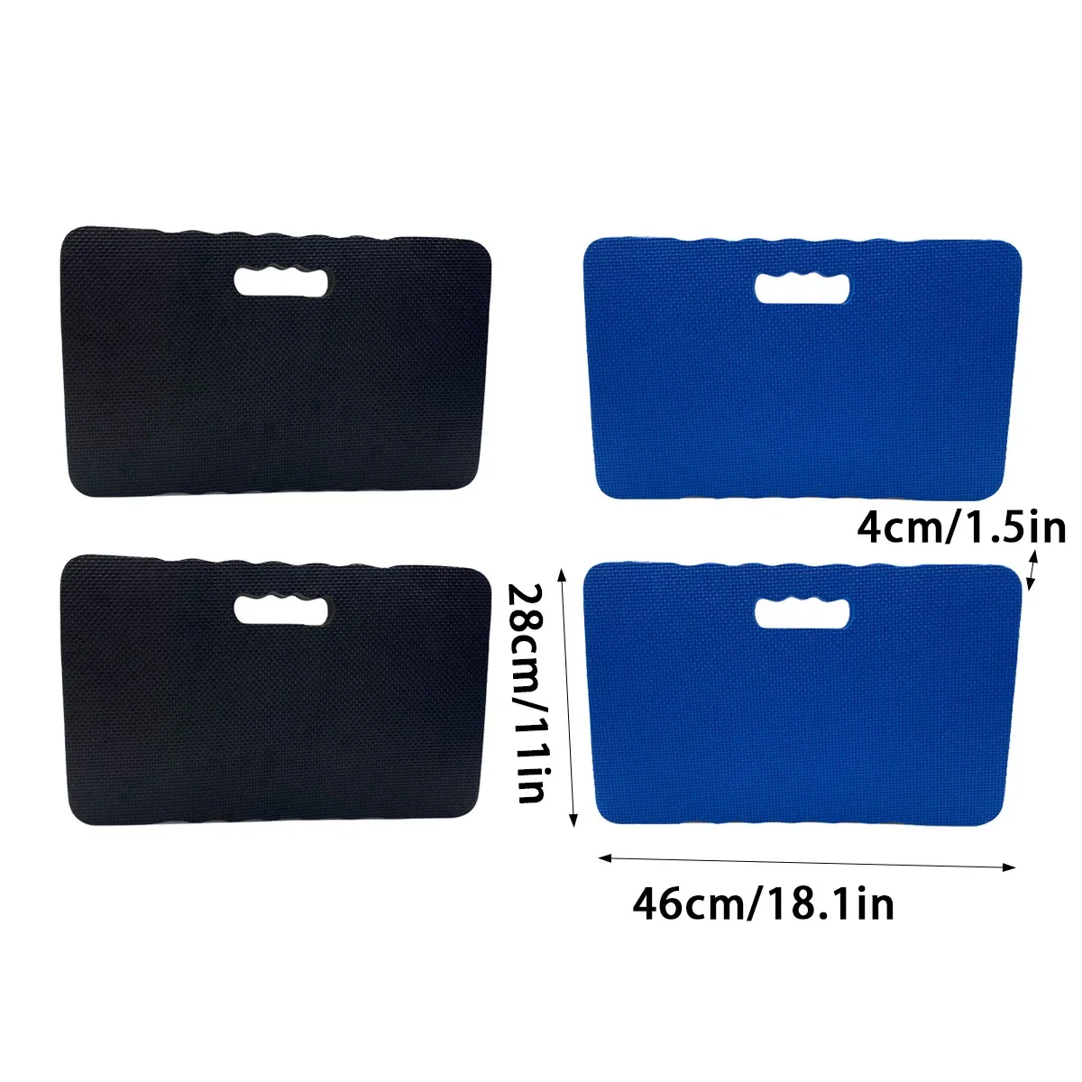 2Pcs Waterproof Anti-Slip Kneeling Cushion Home Garage Repair Knee Guard - Blue โ image 4
