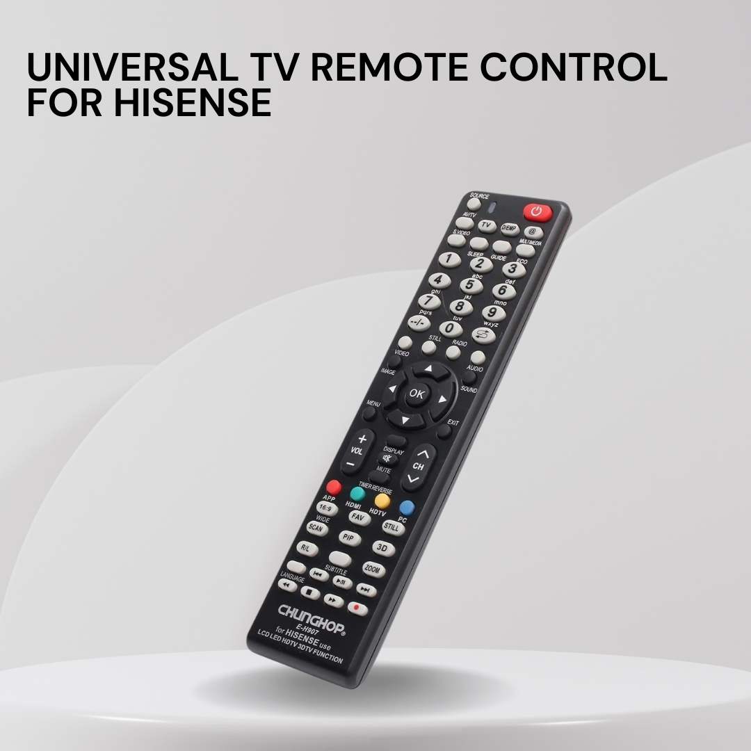Chunghop Universal TV Remote Control Compatible with Hisense LCD Smart HD Plasma — image 2