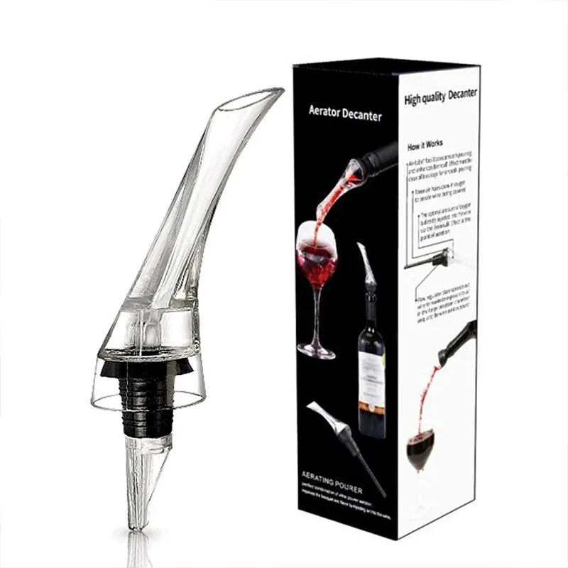 2PCS Portable Wine Decanter Dispenser Aerator Bottle Pourer Set for Party Travel β image 4