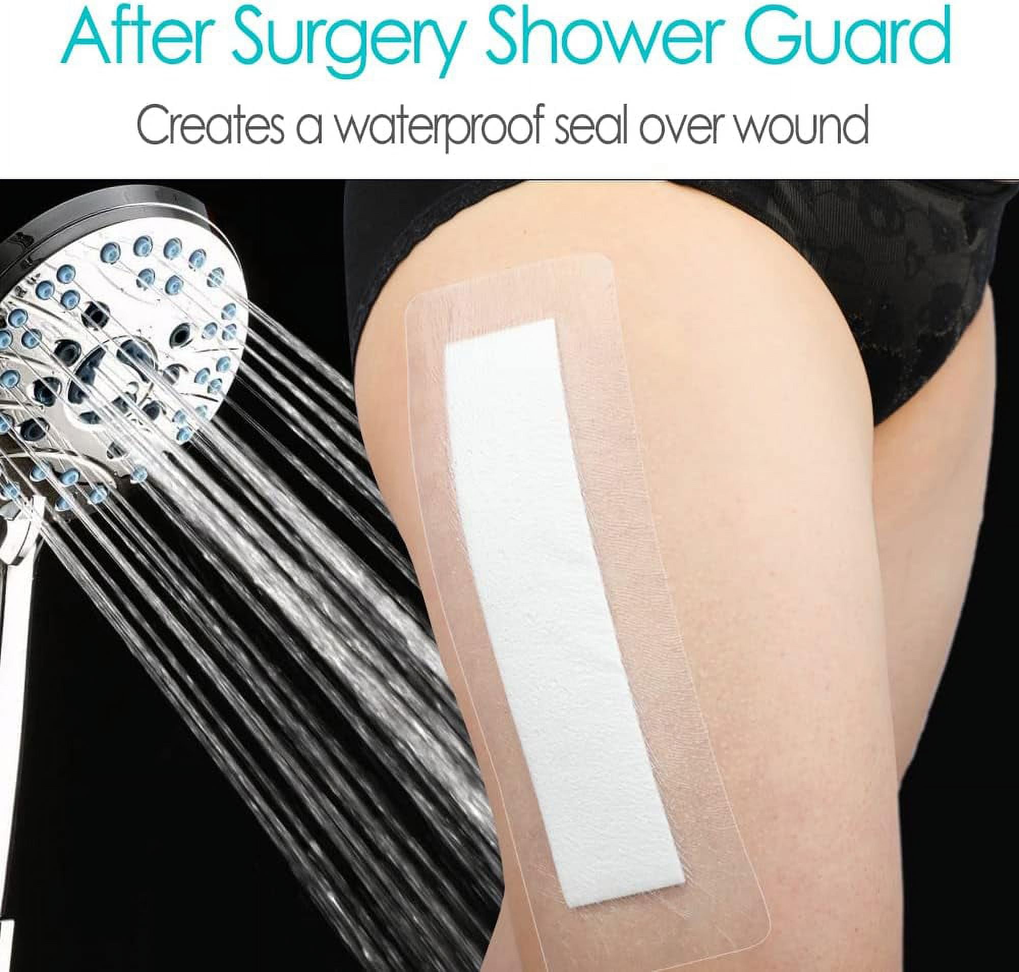 14 PCS Long Waterproof Bandage - 4x12" Knee, Hip Surgery Recovery, Shower Protector, Surgical Incision Adhesive Dressing โ image 2