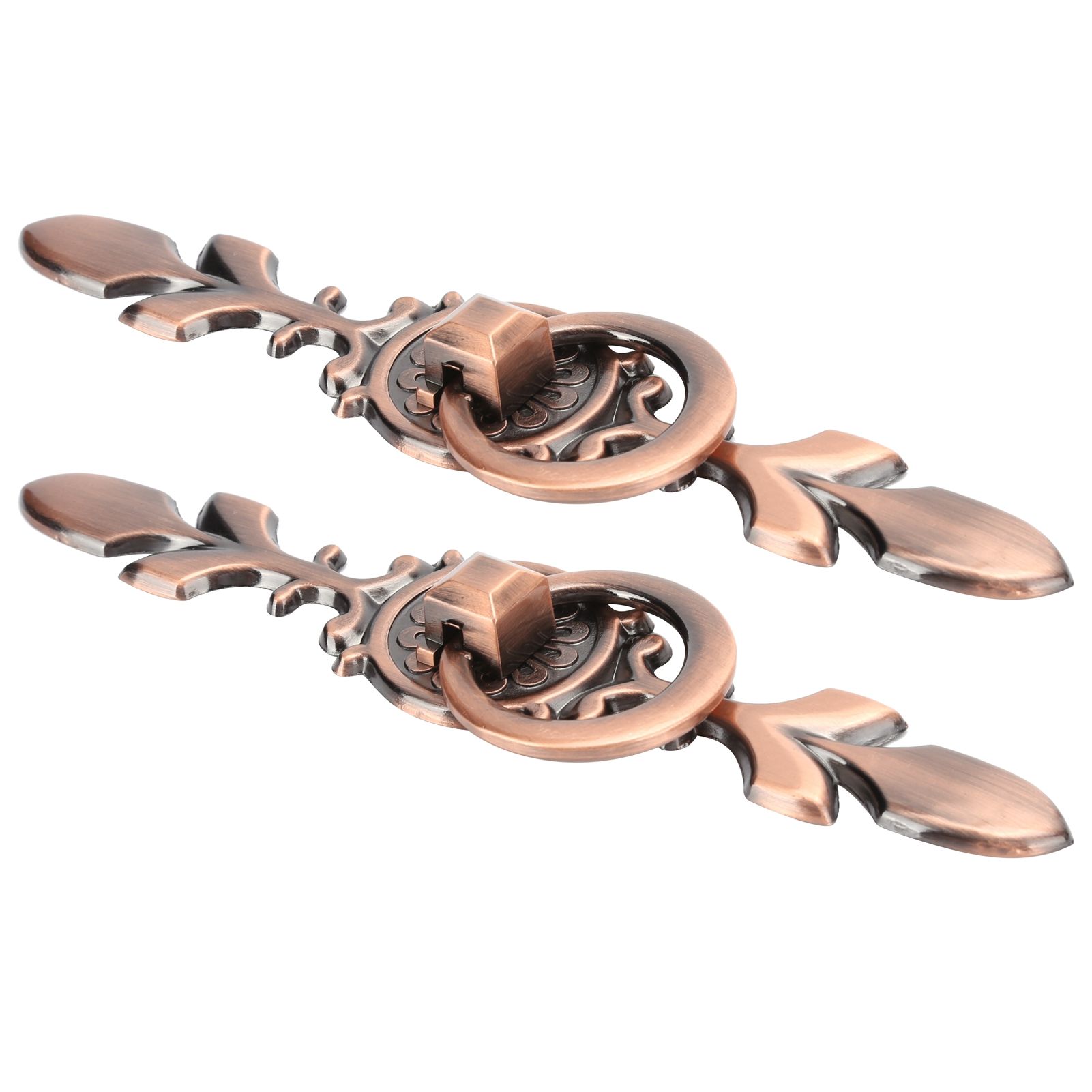 2 Sets Ring Pull Round Single Hole Handles Knob for Kitchen Cabinet Cupboard Door Drawer231 Large Antique Copper β image 4