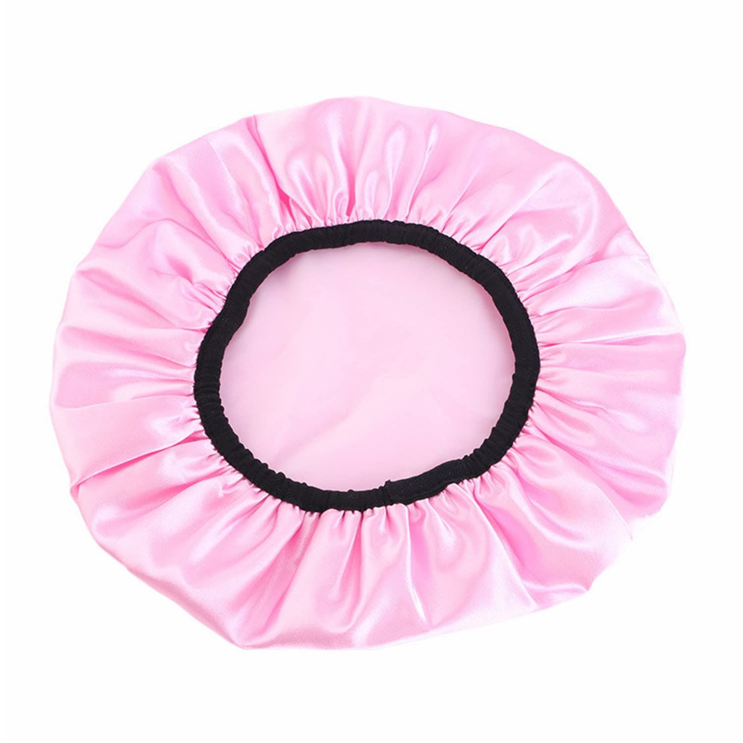 4 Pieces Womens Waterproof Shower Hat Shower Caps Bath Hat Hair Caps for holding natural hair, braids, weaves — image 3