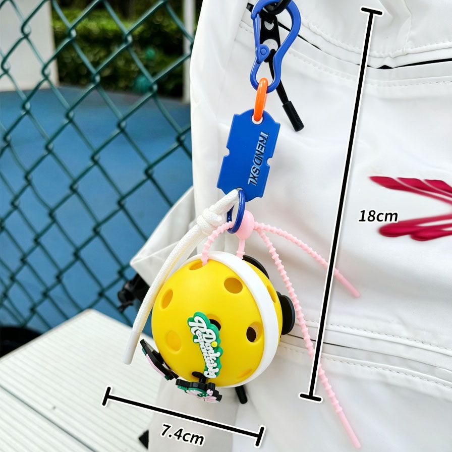 Style B 1PC Pickleball Bag Charm Gift, Sports Bag Hanging Ornament, Pickleball Accessory Decoration for Sports Lovers โ image 6