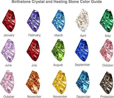 Infinity Love Heart Birthstone Earrings for Women, Crystal Stud Earrings with Healing Stones, Allergy-Free Jewelry for Women with Gift Box, Silver-tone — image 2