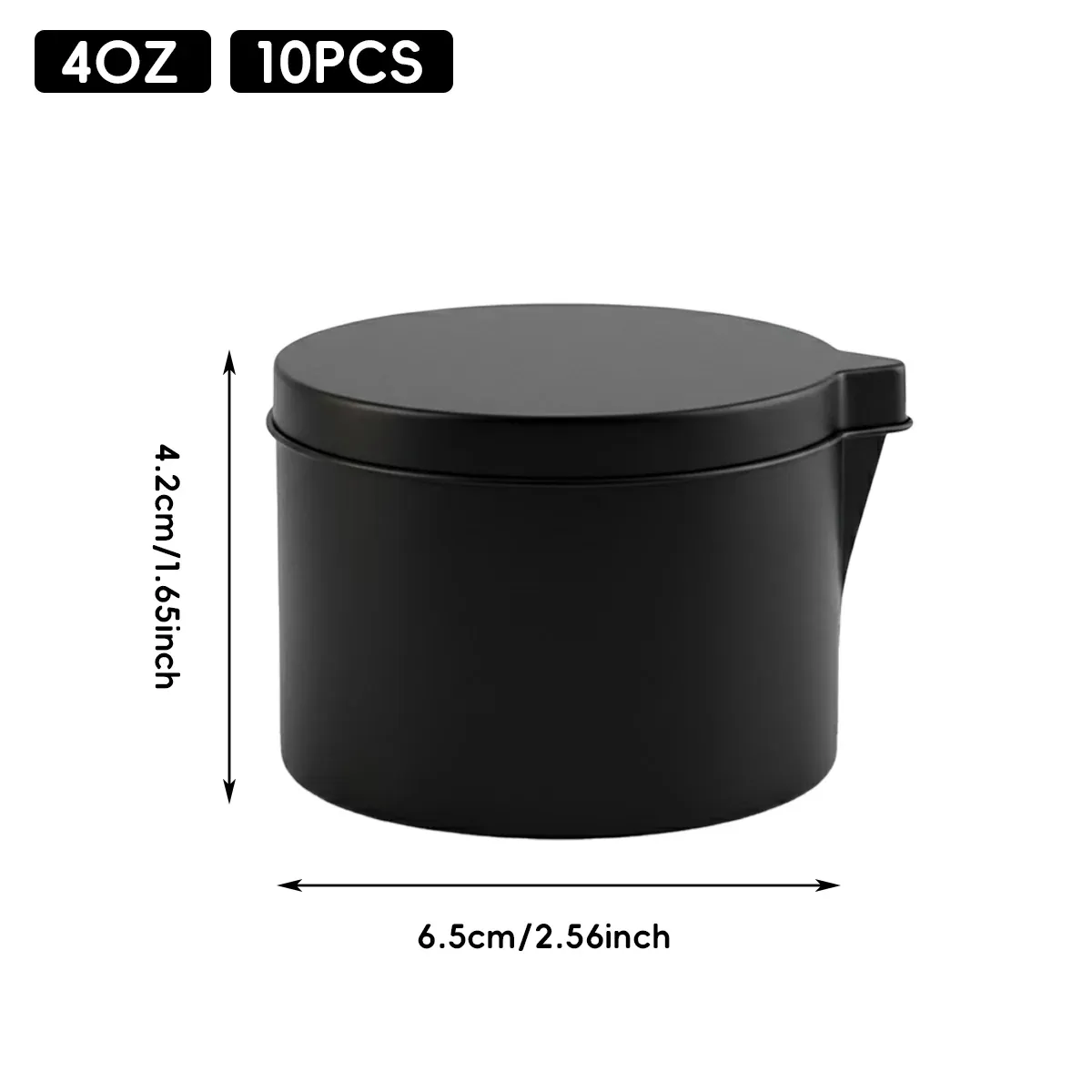 10Pcs Pour Spout Candle Tin Can 40oz For Soy Wax Melts Storage Craft Gift Use - Steel โ image 4