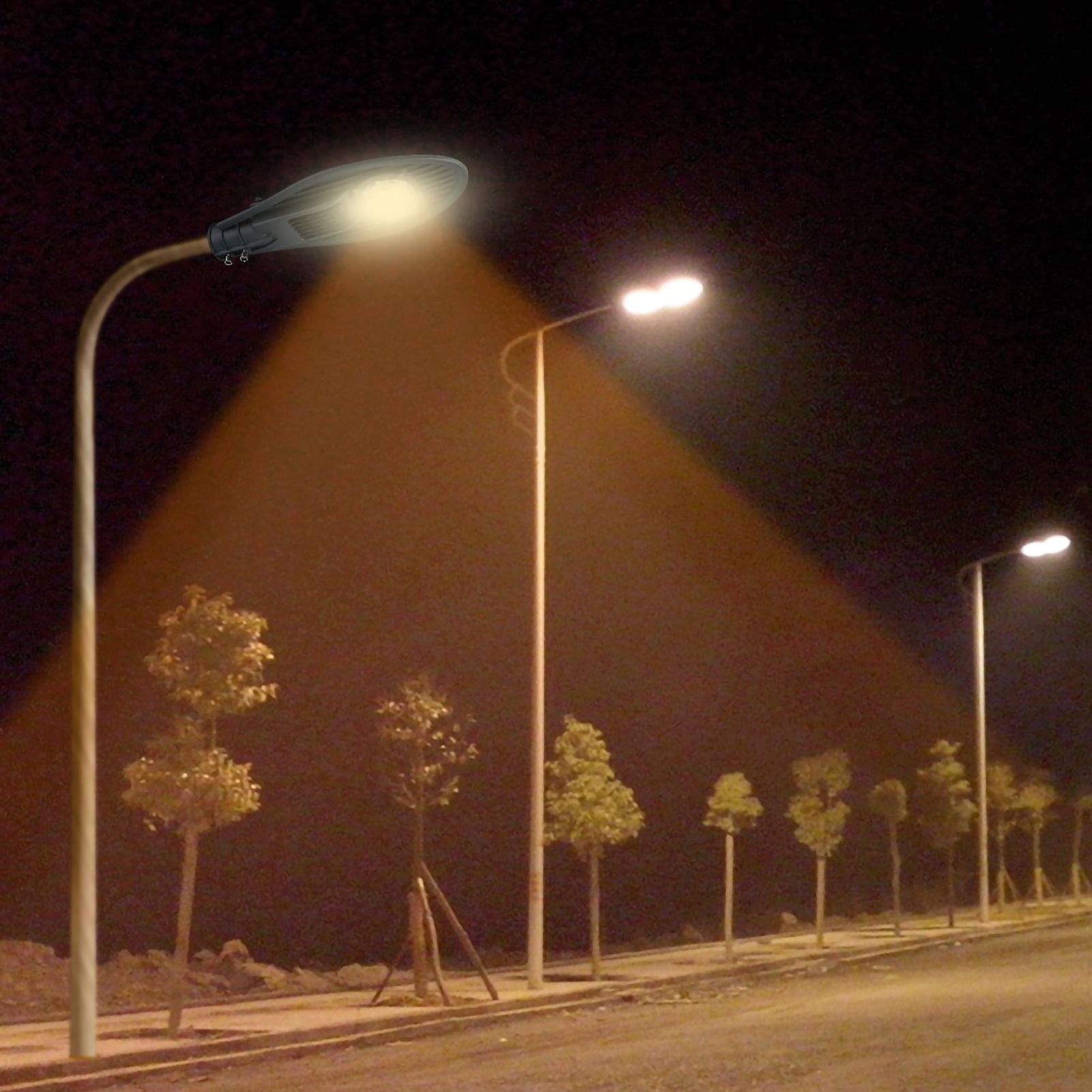 LED Road Street Flood Light Lamp for Outdoor Garden Yard Lamp Lighting 85-265V (30W Warm White) — image 4