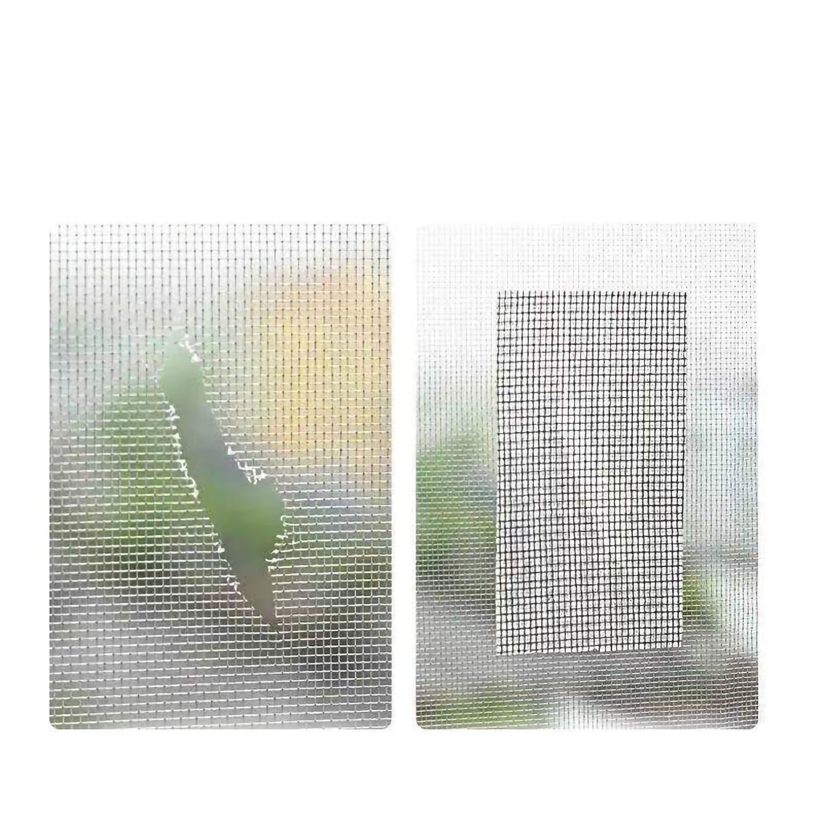 Window Screen Repair Fill Hole Self Adhesive Fine Mesh Screen Tape Mesh Repair for Mosquito Repellent 5cmx2m/2.0x78.7in Grey — image 2