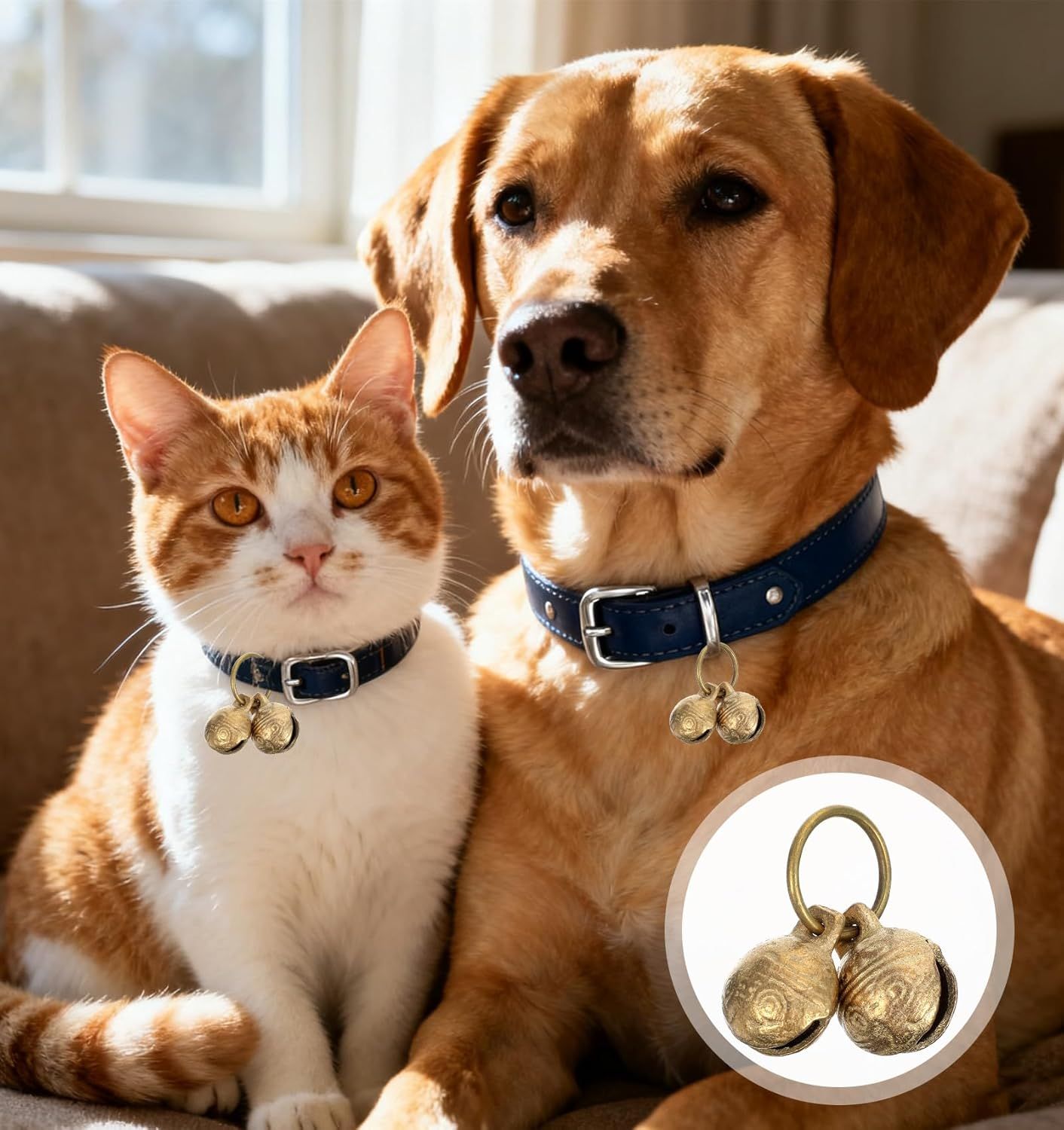 4Pcs Extra Loud Bell for Cat Dog Collar, Extra Loud Jingle Pet Bell for Cat Dog Tracking Bells to Go Outside Tracking Perfect for Safety & Identification — image 5