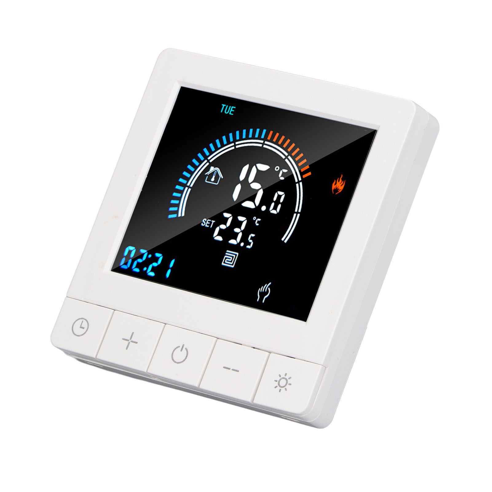 Programmable Smart Thermostat Electric Heating Smart Thermostat Digital LCD Display Temperature Controller for Home Hotels AC 90V‑240V 16A WiFi Style — image 4