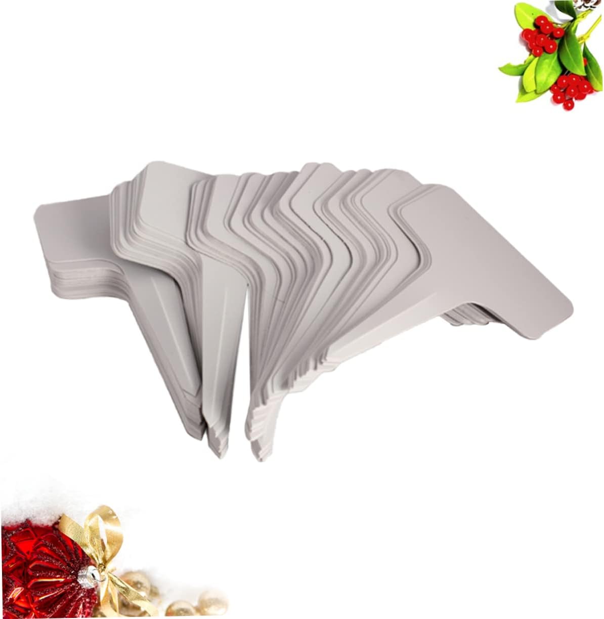 100 Pack 6cm x 10cm White Plant Labels Outdoor Weatherproof Garden Tags for Plant Identification and Labeling — image 3