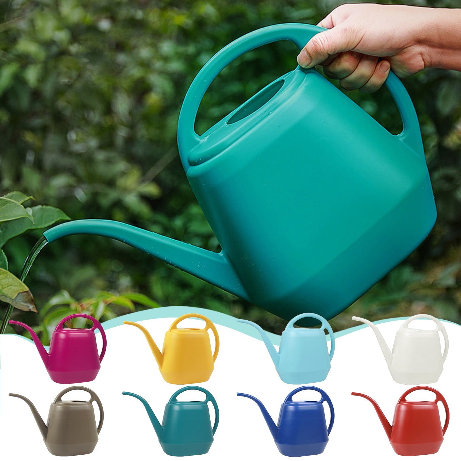 4L Large Capacity Long Spout Watering Can 4L Large Capacity Long Mouth Watering Pot Household Plastic Garden Tools Watering Pot A