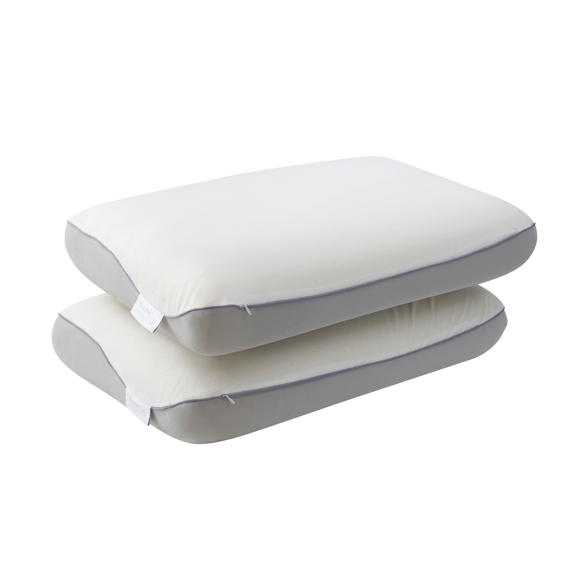ROOMSENSE Reversible Dual-Sided Memory Foam Pillow, Ice-Cooling & Warm Fabric Sides, 55D Ultra-High Density Ergonomic Contour Pillow for Neck Pain Relief, Back — image 3