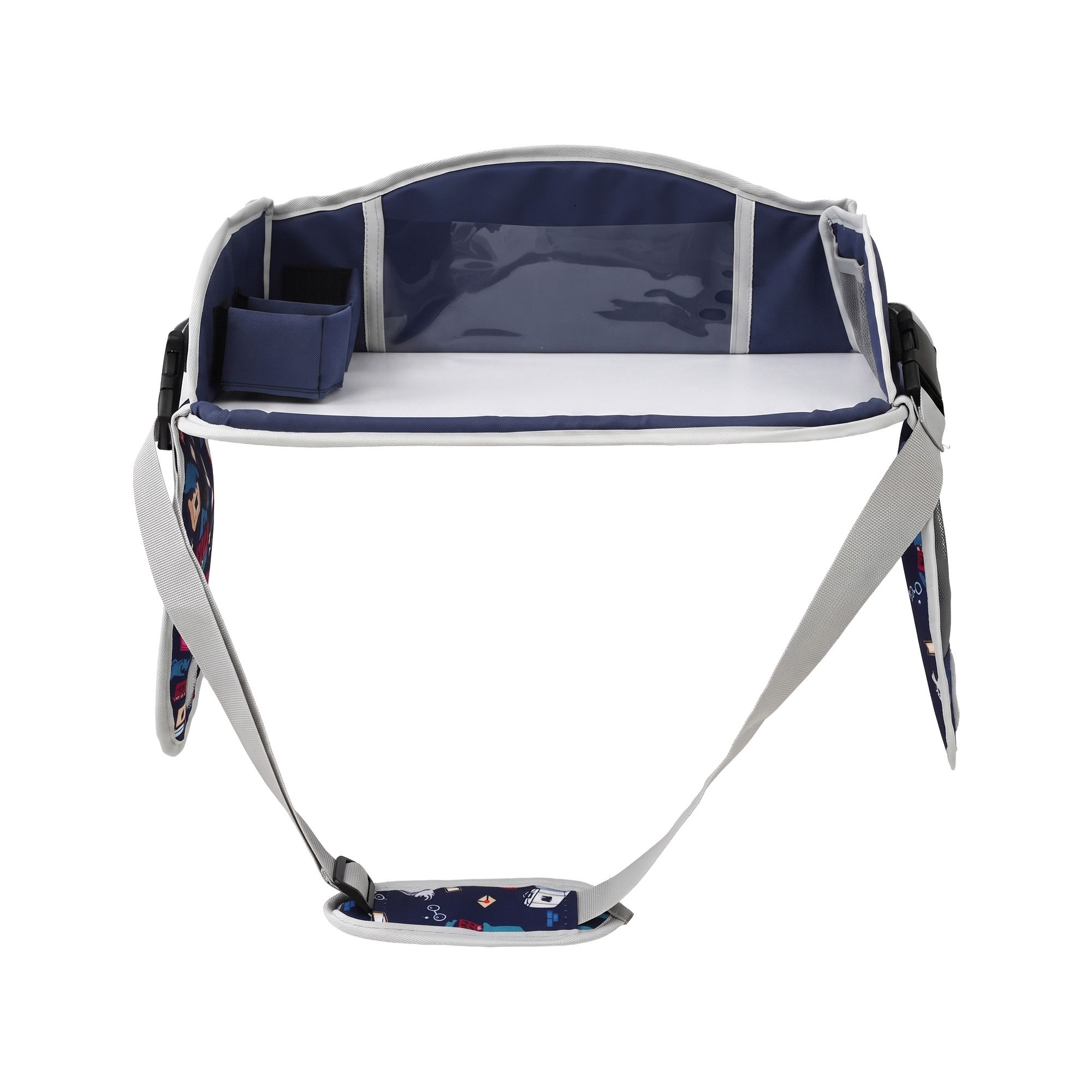 Keezi Kids Travel Tray Car Seat Lap Desk Portable Car Desk Organiser for Car & Airplane Blue โ image 3