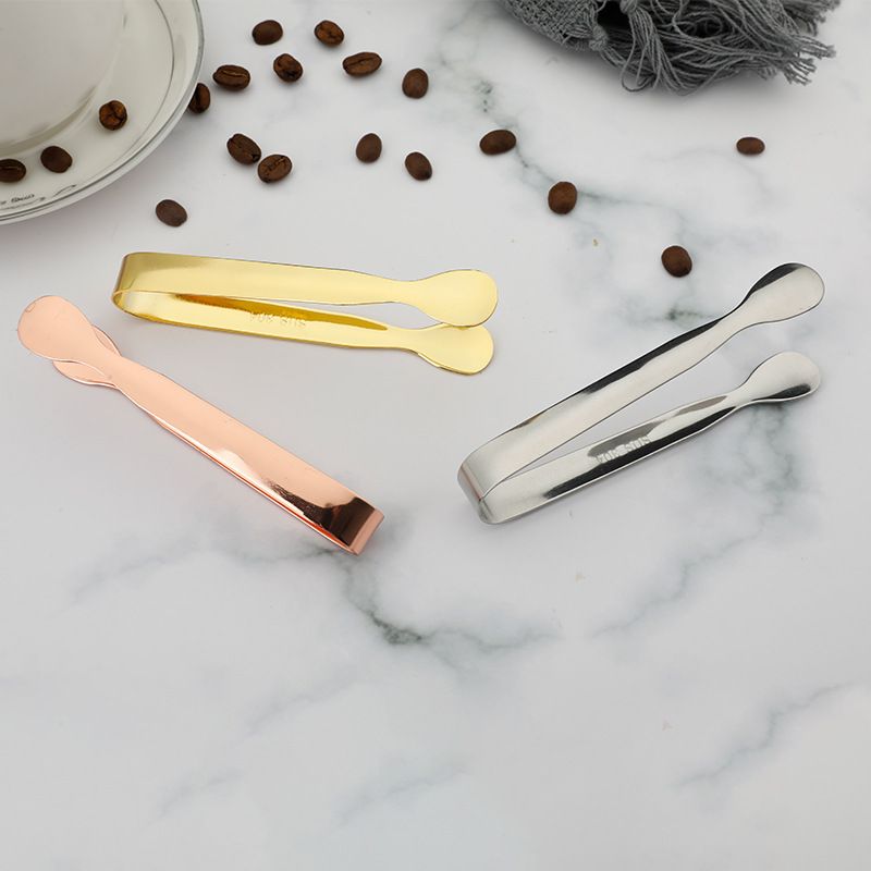 3 PCS Ice Tongs Mini Sugar Tongs Stainless Steel Small Serving Tongs, Small Kitchen Tiny Tongs for Appetizers,Tea Party,Coffee Bar — image 3