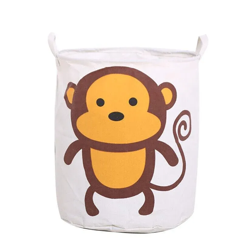 Collapsible Laundry Hamper Basket Storage Clothes Bag Washing Bin Toy Organiser - 07