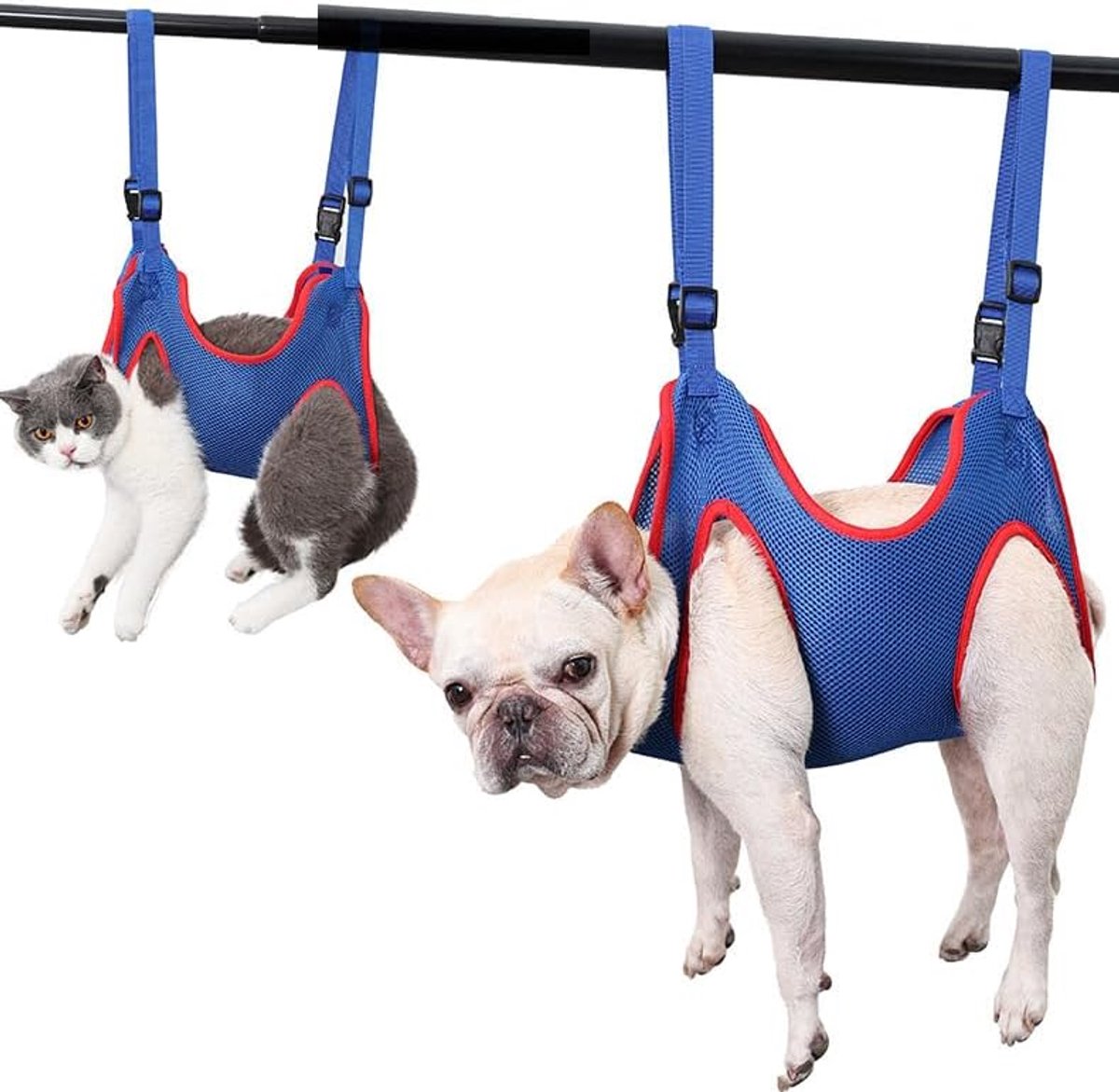 Blue Size S Pet Grooming Hammock for Trimming Cat and Dog Nails — image 3