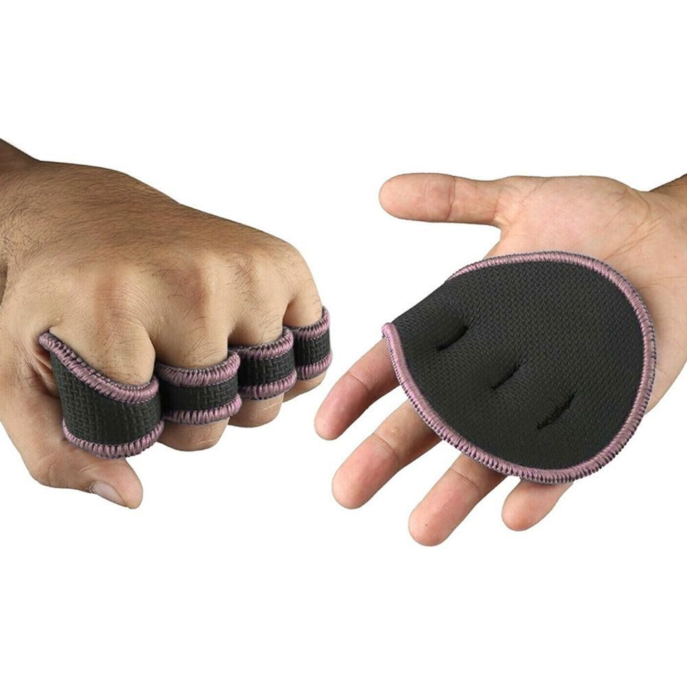 Four-Finger Gym Palm Grip Gloves Non-Slip Weight Lifting Gloves for Men & Women Purple โ image 4