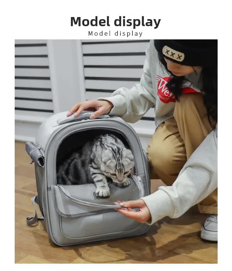 Coffee Pet Carrier Backpack - Space Capsule Design for Cats & Small Dogs โ image 6